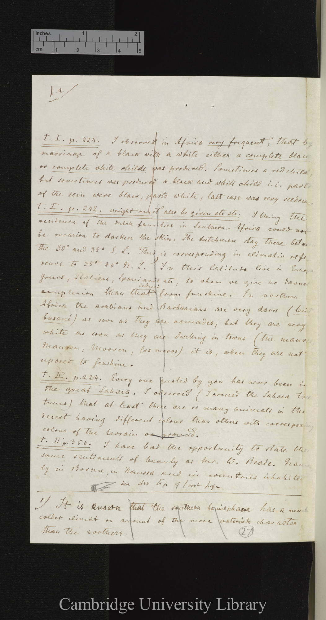 Gerhard Friedrich Rohlfs to Charles Robert Darwin