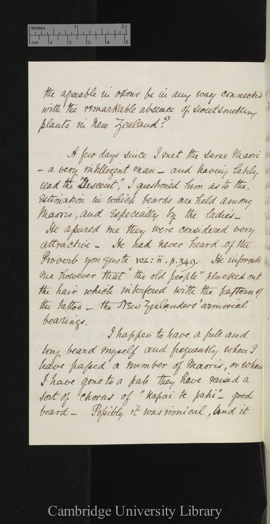 Francis Walter Churchill Simmons to Charles Robert Darwin