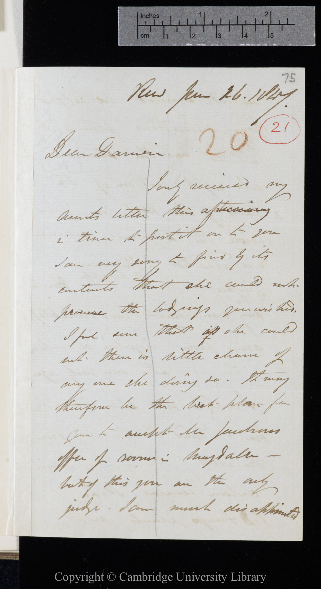 Letter from J. D. Hooker to C. R. Darwin   16 June 1847