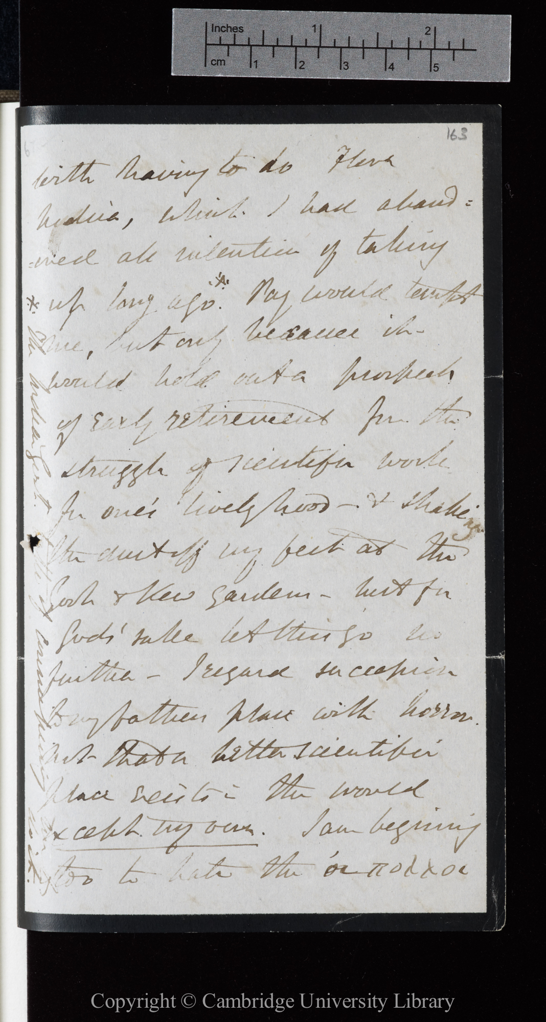 Letter from J. D. Hooker to C. R. Darwin   15 September 1863