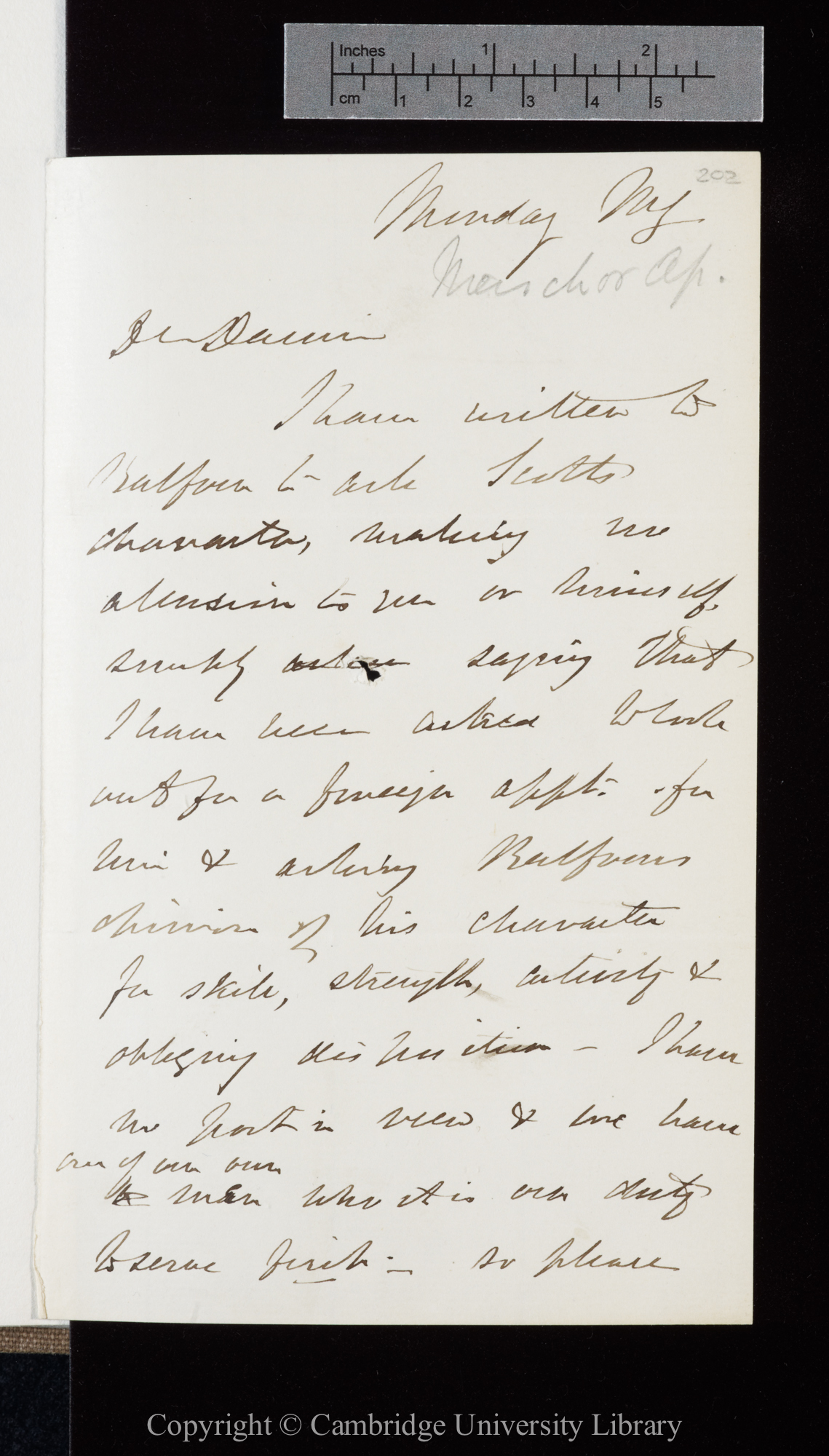 Letter from J. D. Hooker to C. R. Darwin   [4 April 1864]