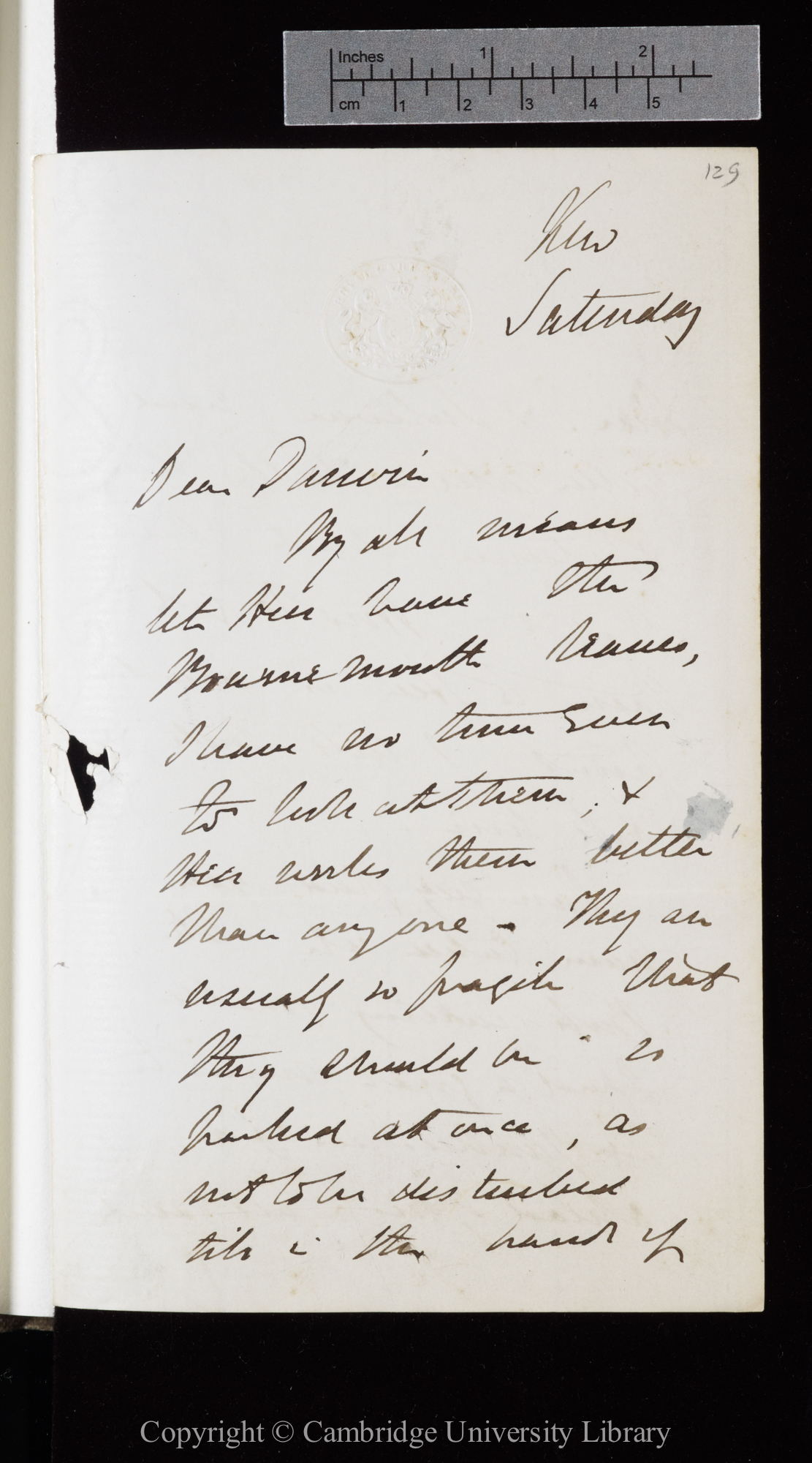 Letter from J. D. Hooker to C. R. Darwin   [29 December 1866]