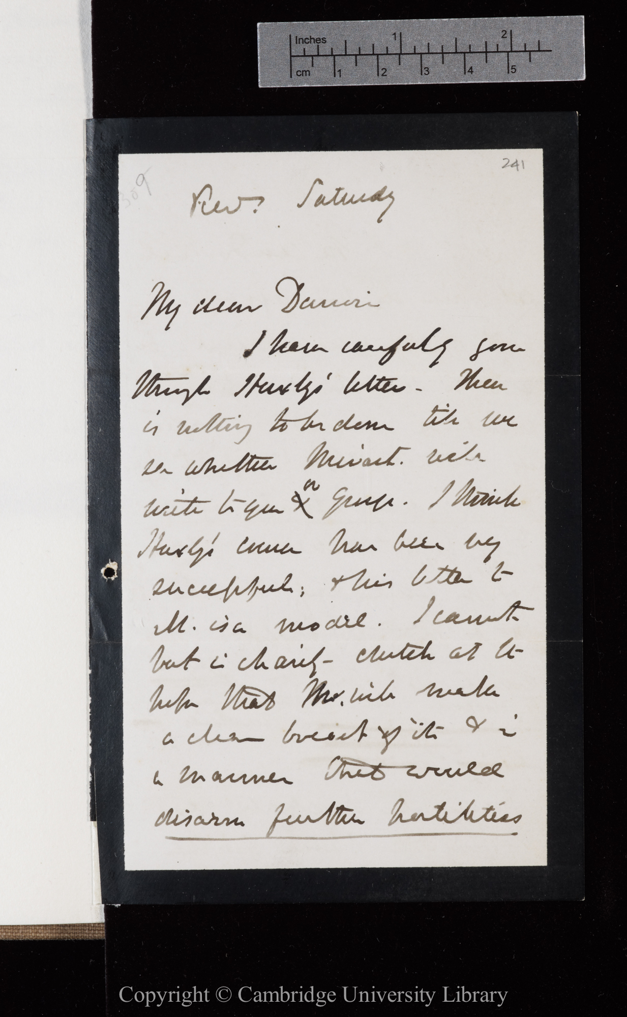 Letter from J. D. Hooker to C. R. Darwin   [26 December 1874]