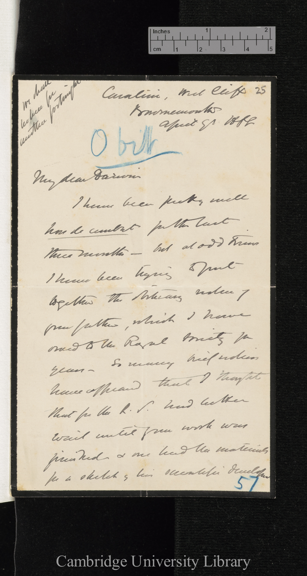 Thomas Henry Huxley to Sir Francis Darwin