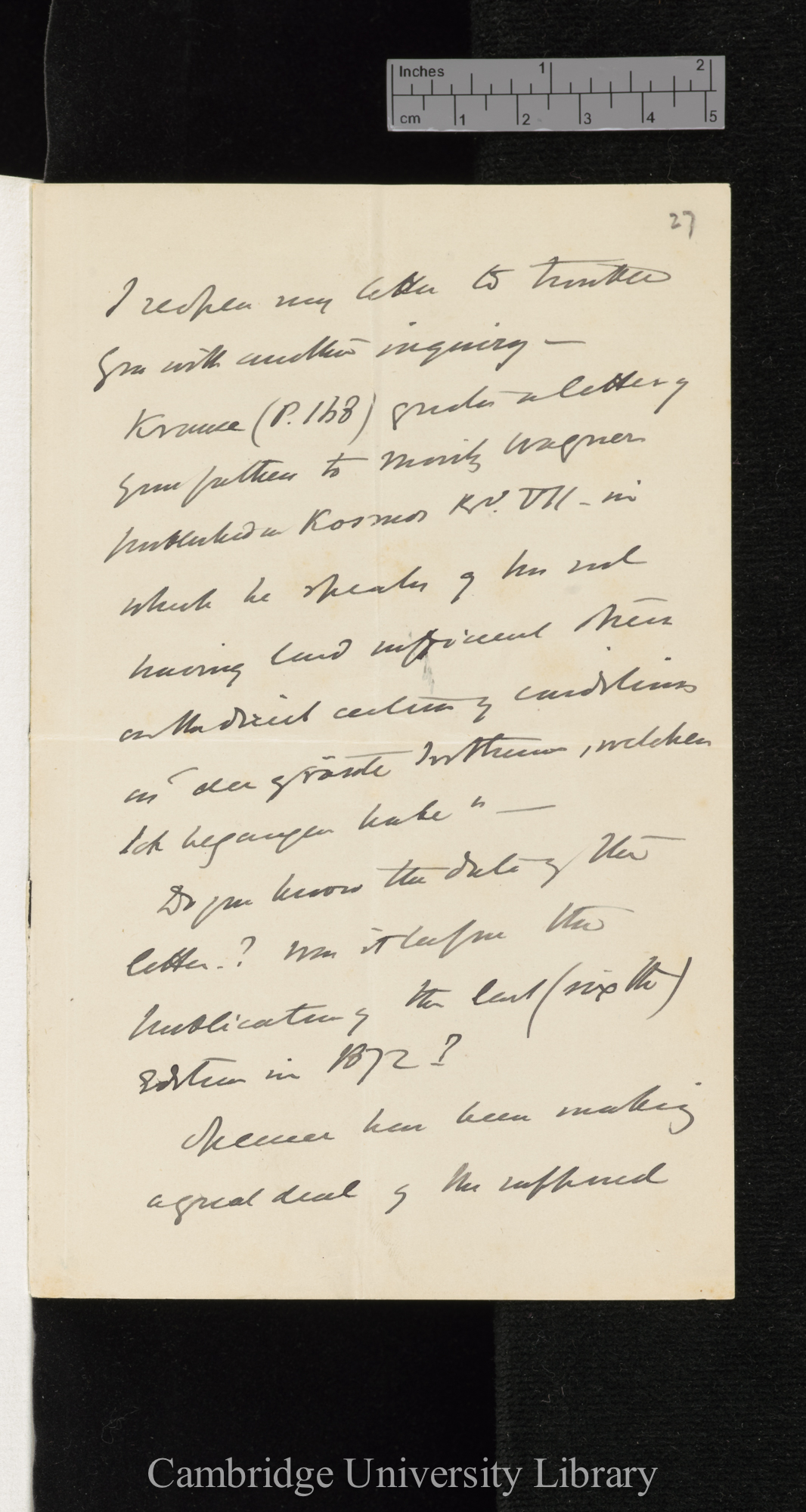 Thomas Henry Huxley to Sir Francis Darwin