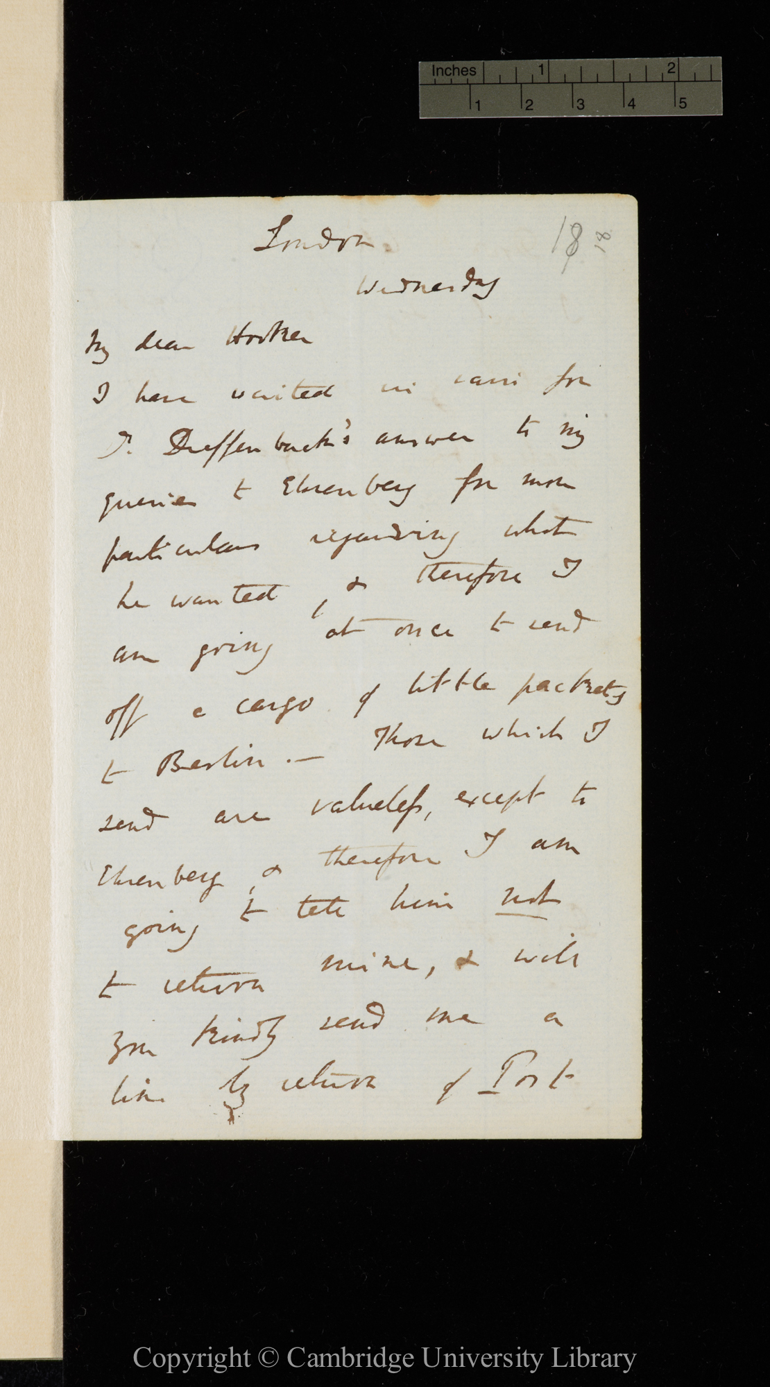 Letter from C. R. Darwin to J. D. Hooker   [17 April 1844]