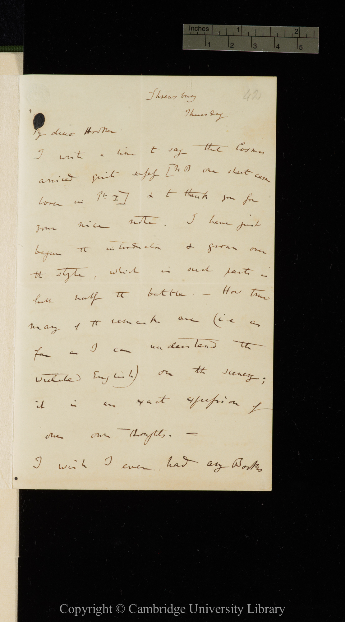 Letter from C. R. Darwin to J. D. Hooker   [18 September 1845]