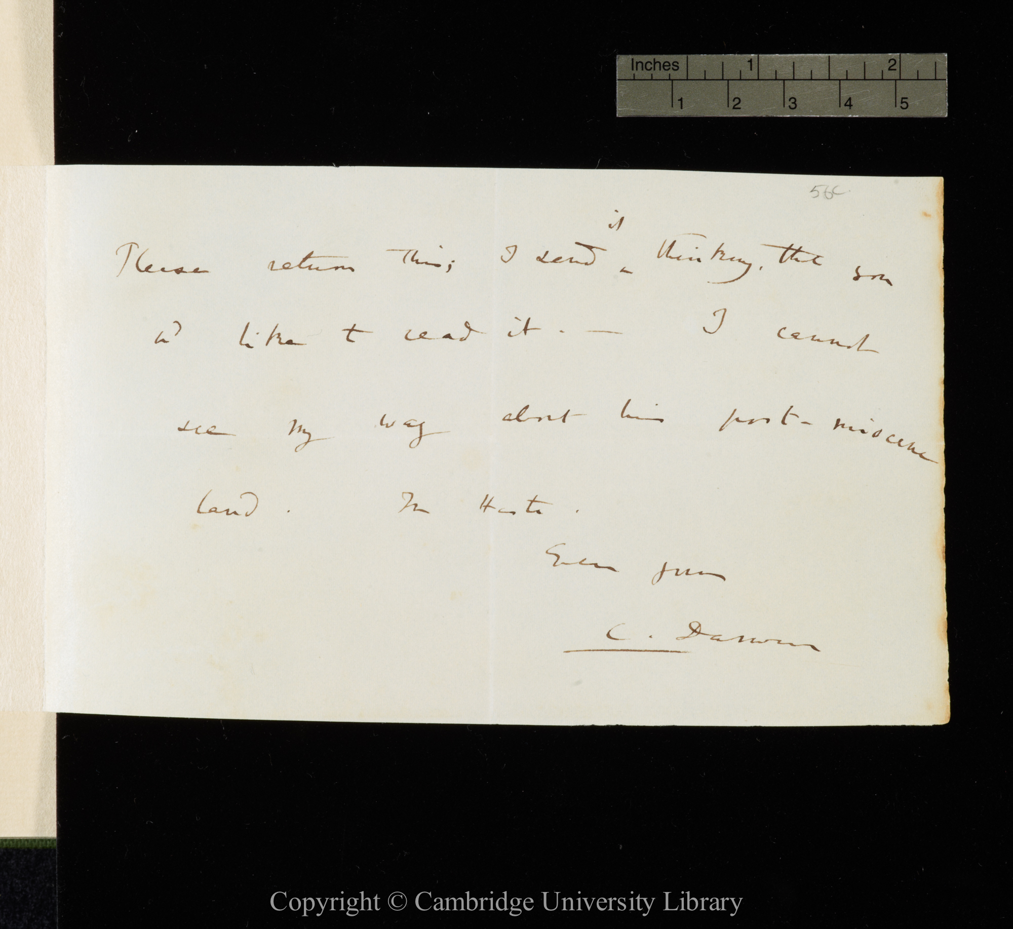 Letter from C. R. Darwin to J. D. Hooker   [25 February - 2 March 1846]