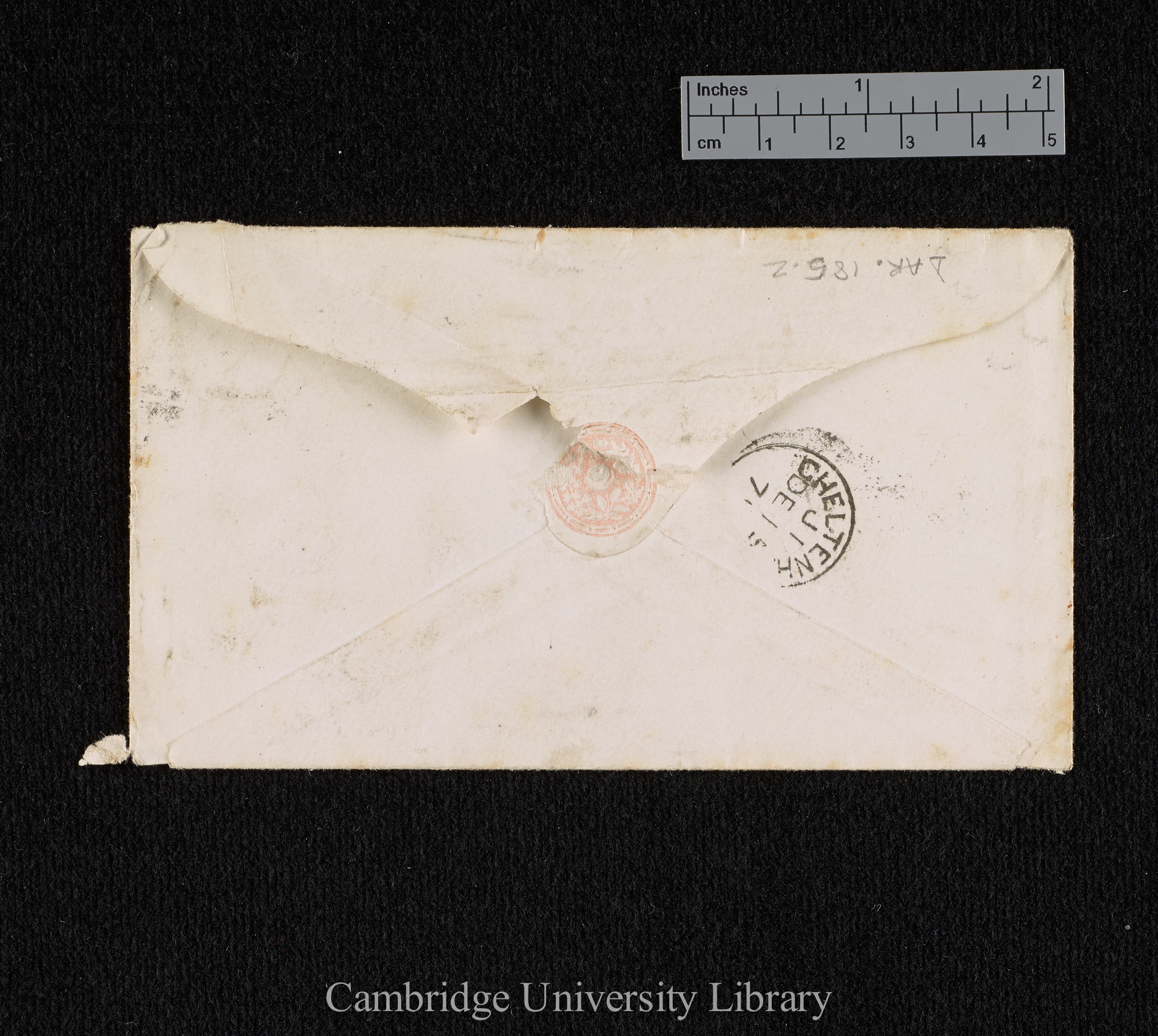 Charles Robert Darwin to Sir Horace Darwin [envelope]