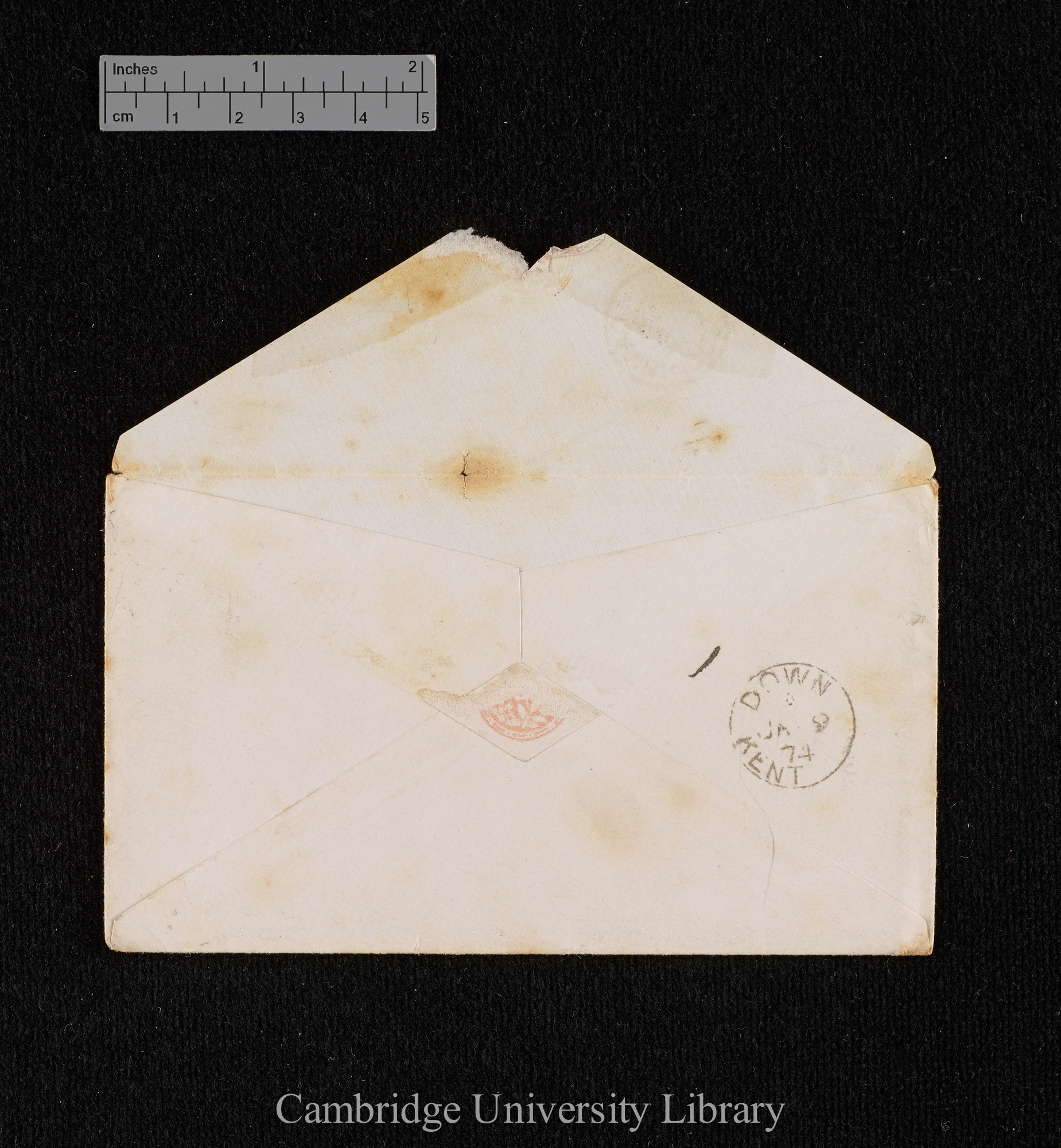 Charles Robert Darwin to Sir Horace Darwin [envelope]