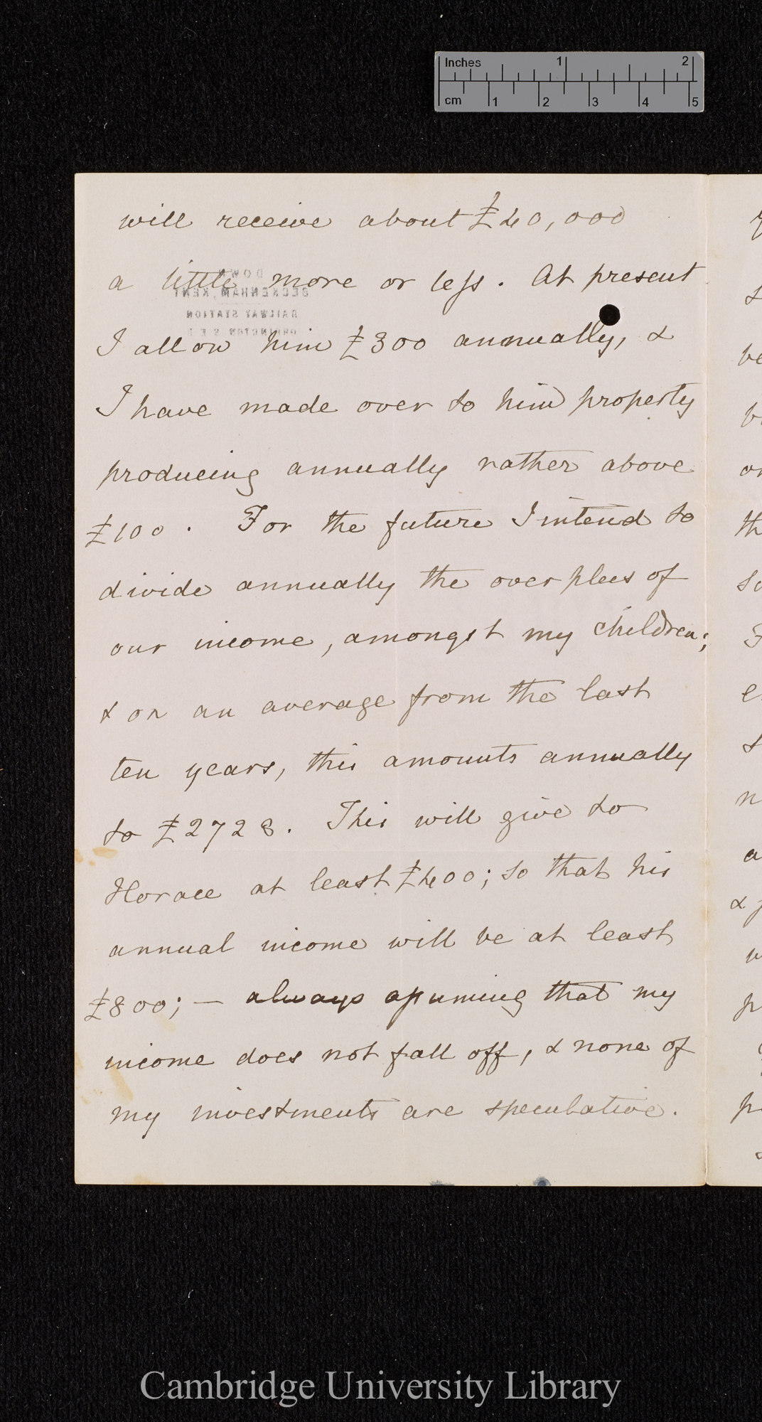 Charles Robert Darwin to Thomas Henry Farrer