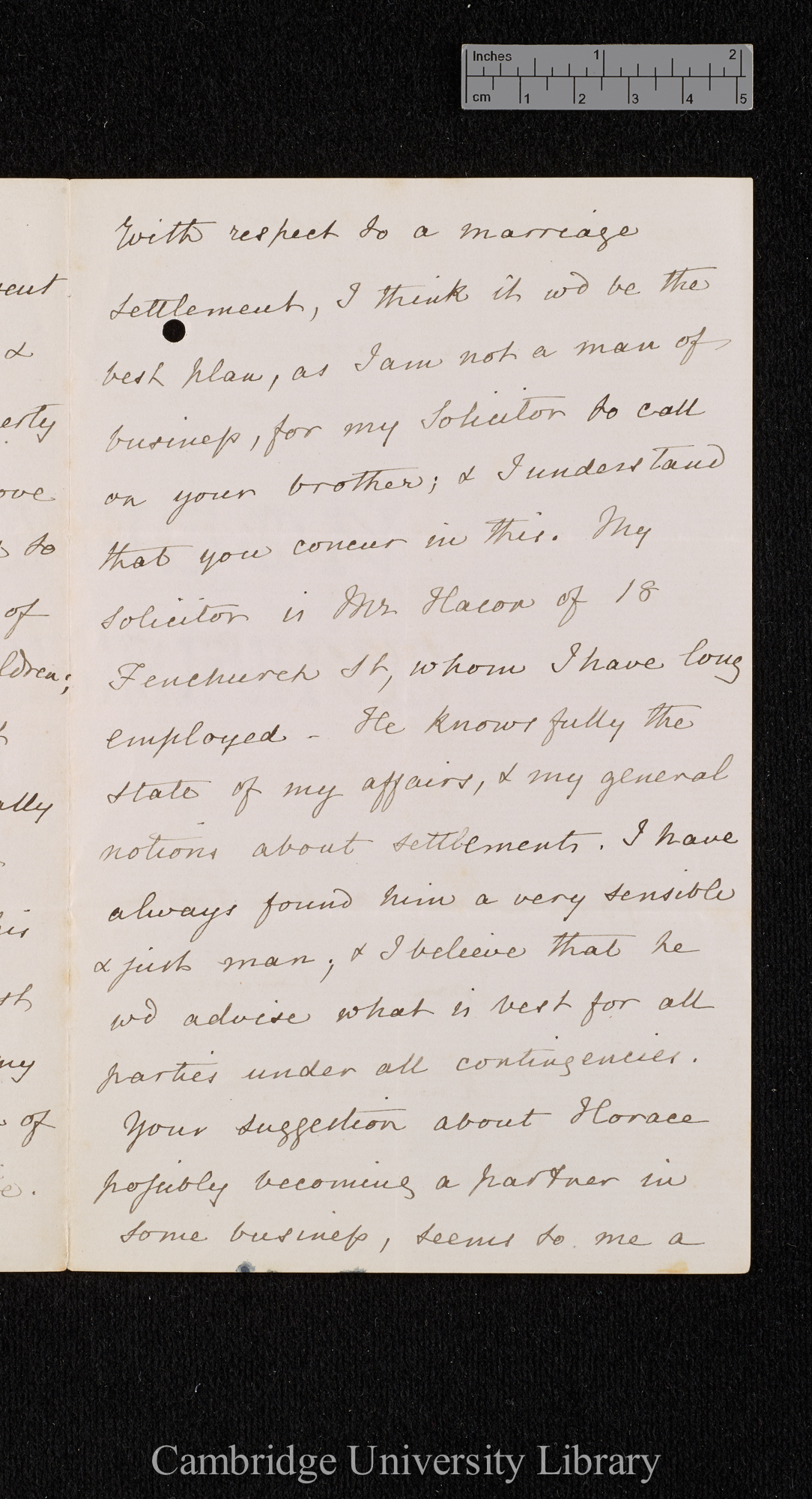 Charles Robert Darwin to Thomas Henry Farrer