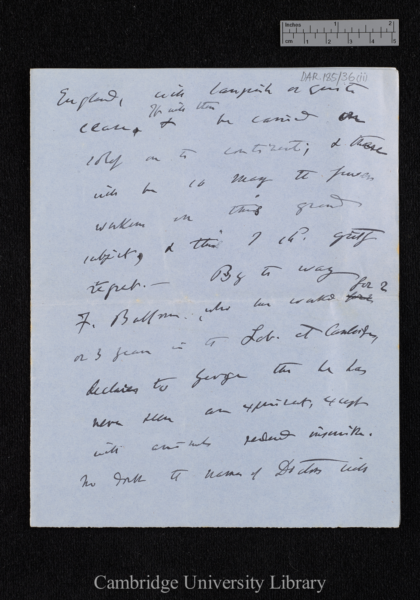 Charles Robert Darwin to Henrietta Emma Litchfield née Darwin