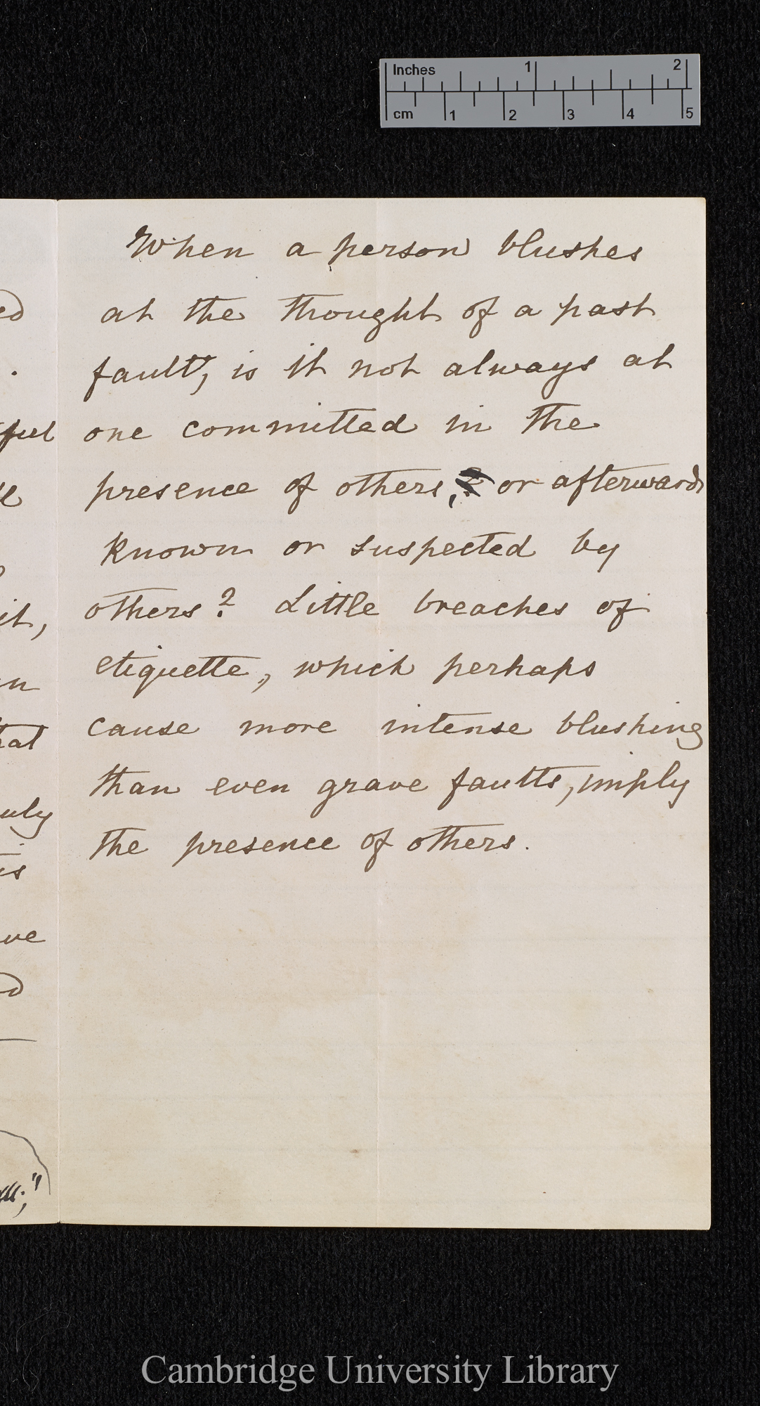 Charles Robert Darwin to [unidentified]