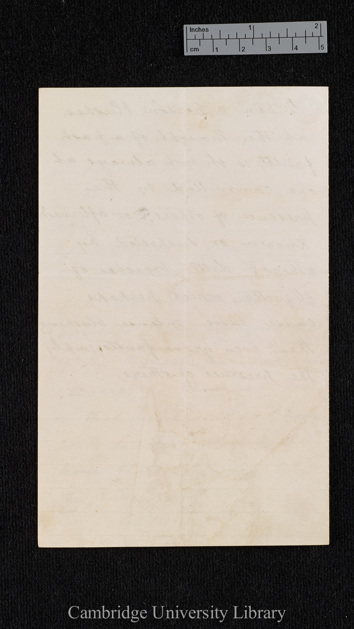 Charles Robert Darwin to [unidentified]