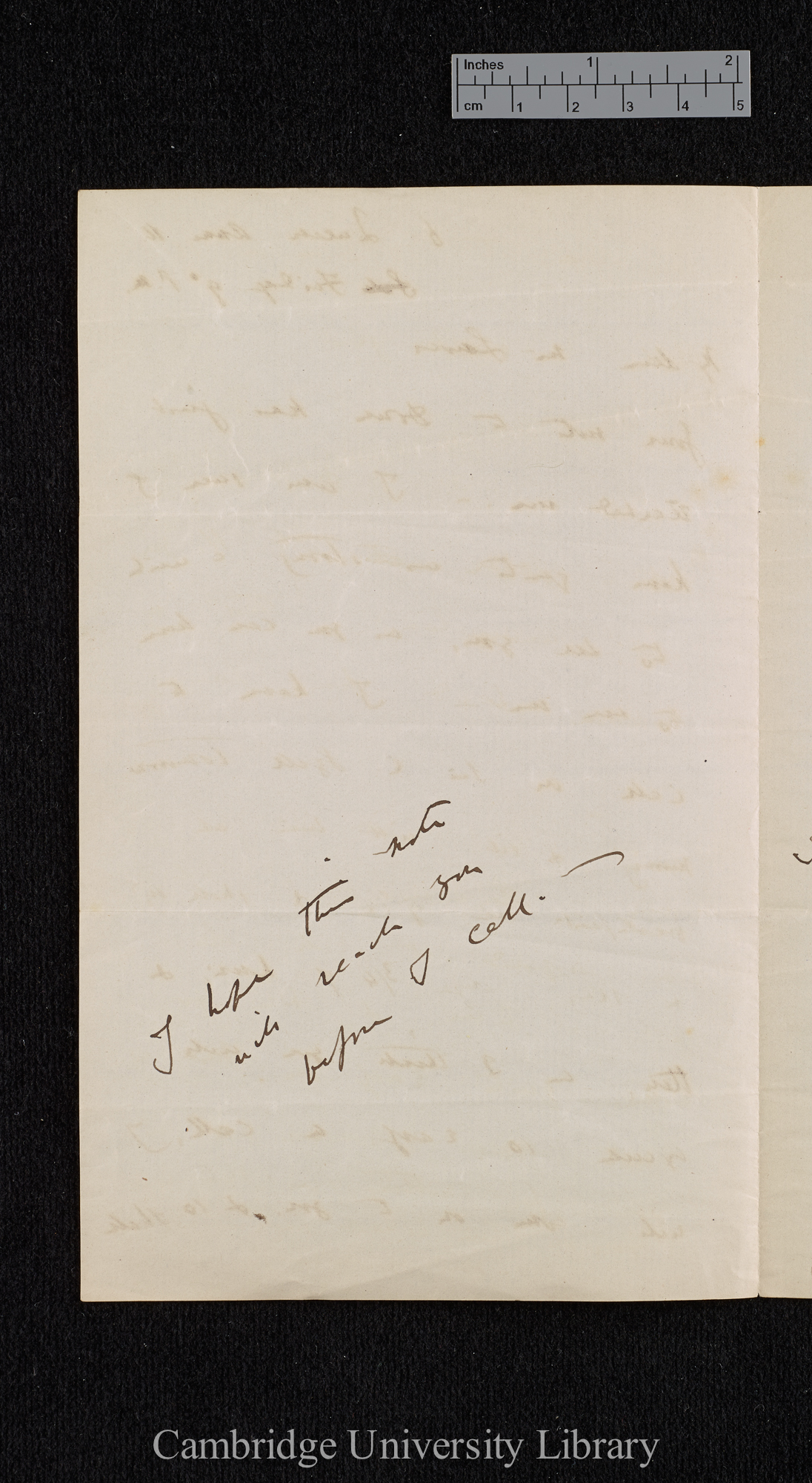 Charles Robert Darwin to George Henry Lewes