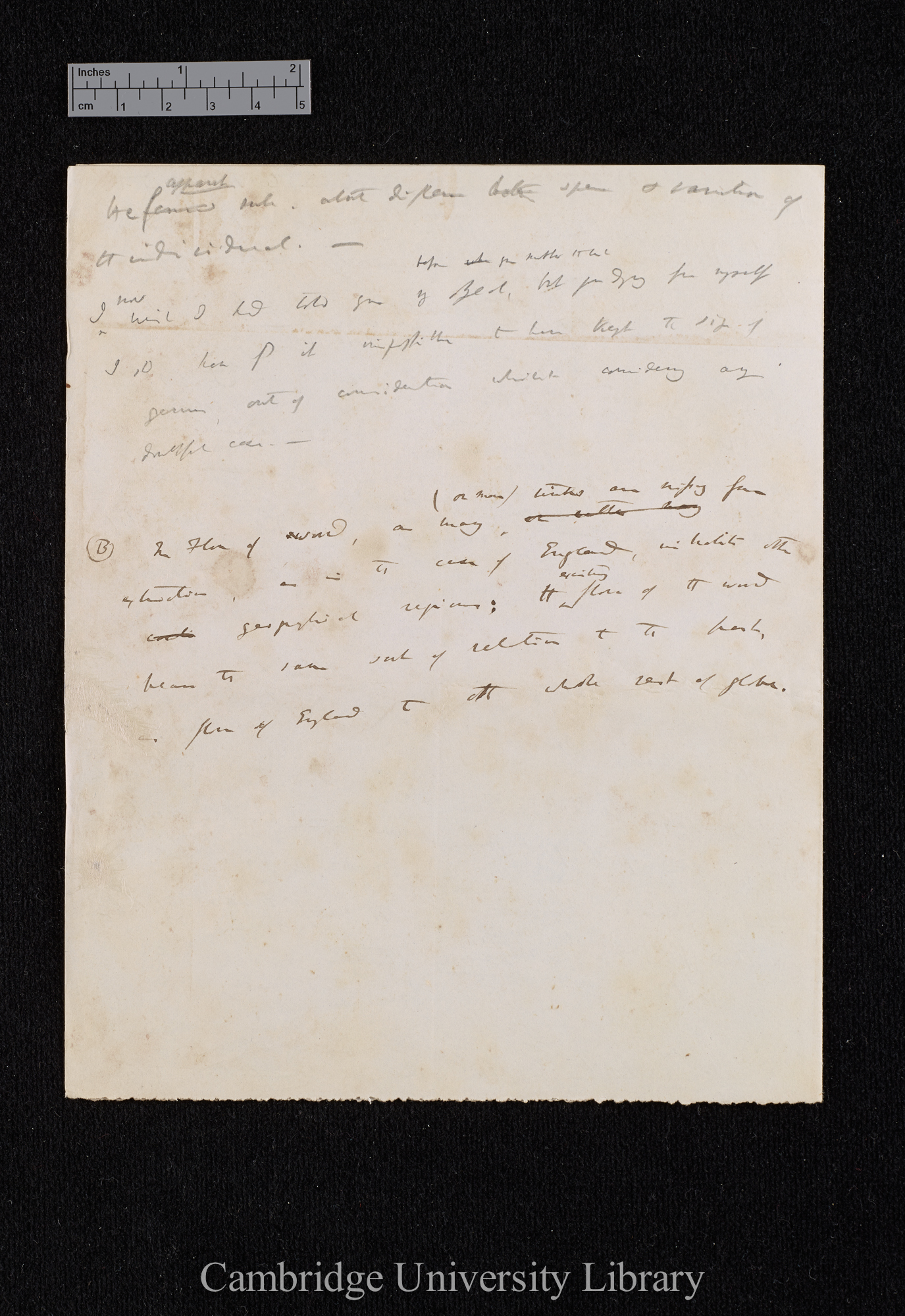 Charles Robert Darwin to Hewett Cottrell Watson