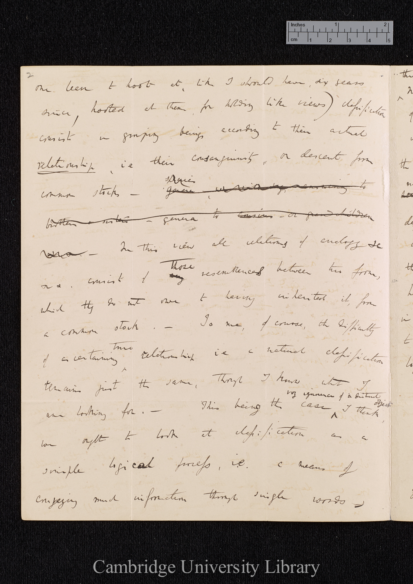 Charles Robert Darwin to George Robert Waterhouse