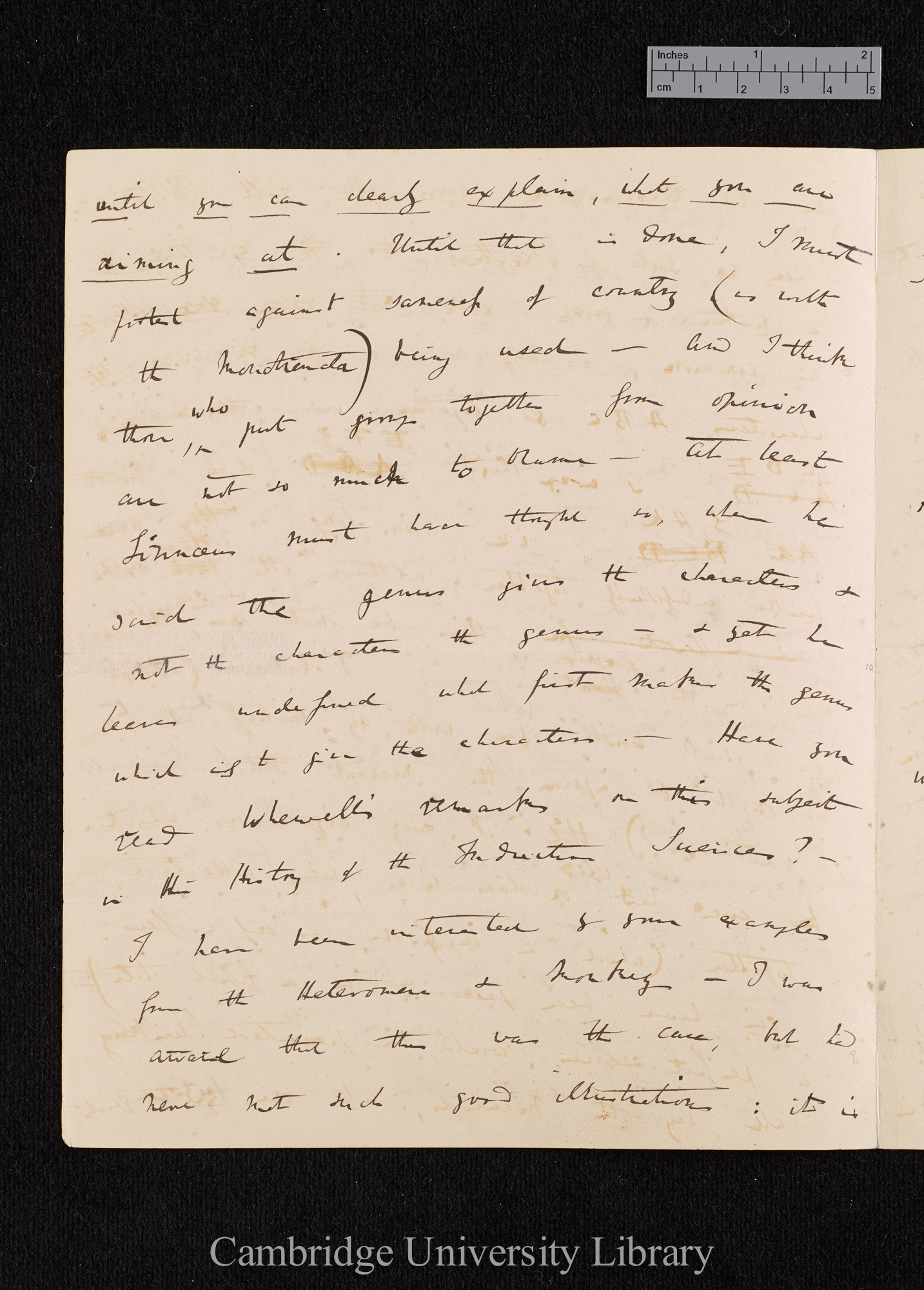 Charles Robert Darwin to George Robert Waterhouse