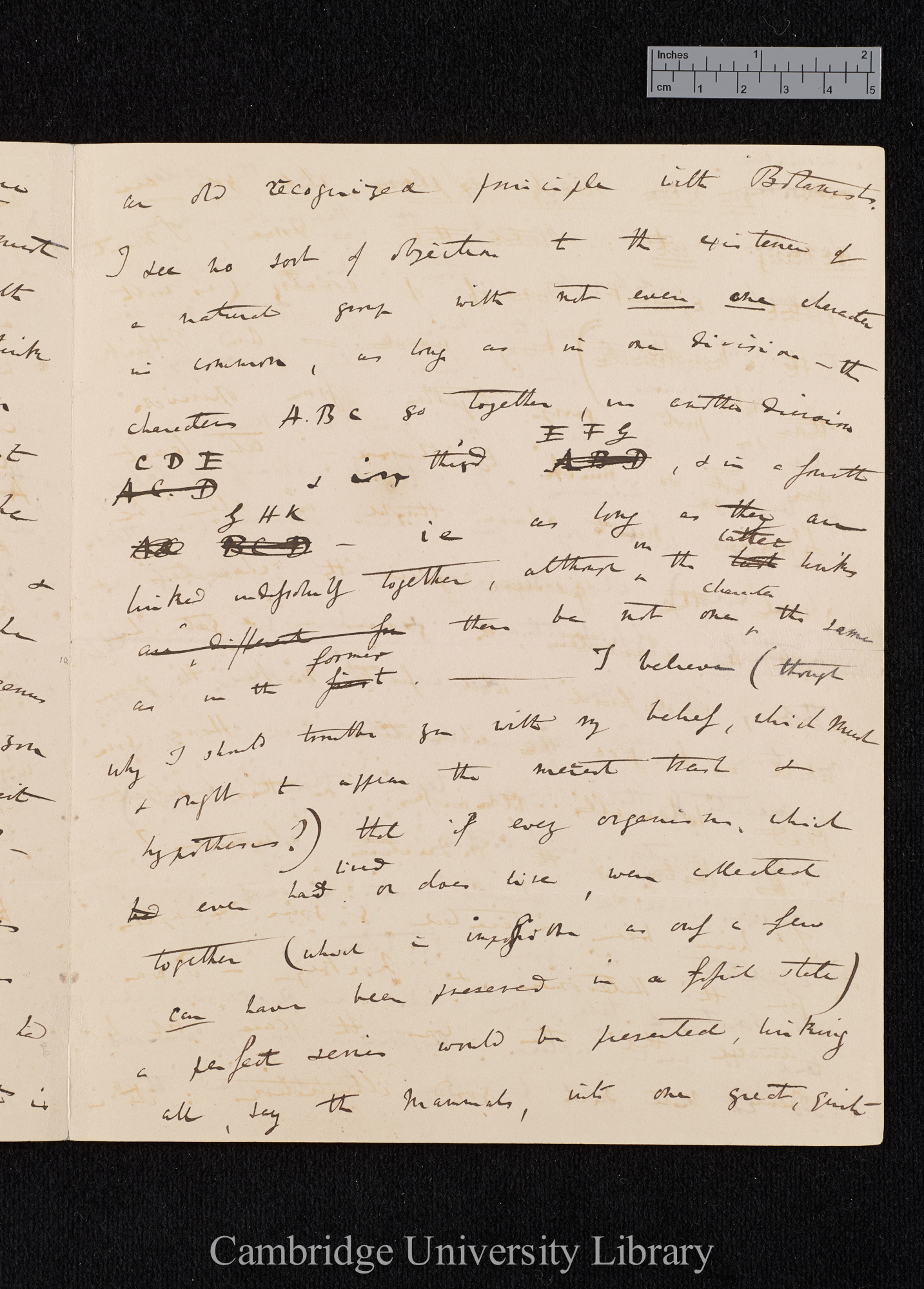 Charles Robert Darwin to George Robert Waterhouse