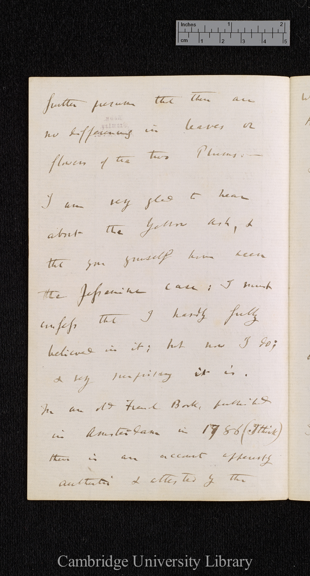 Charles Robert Darwin to [Thomas Rivers]