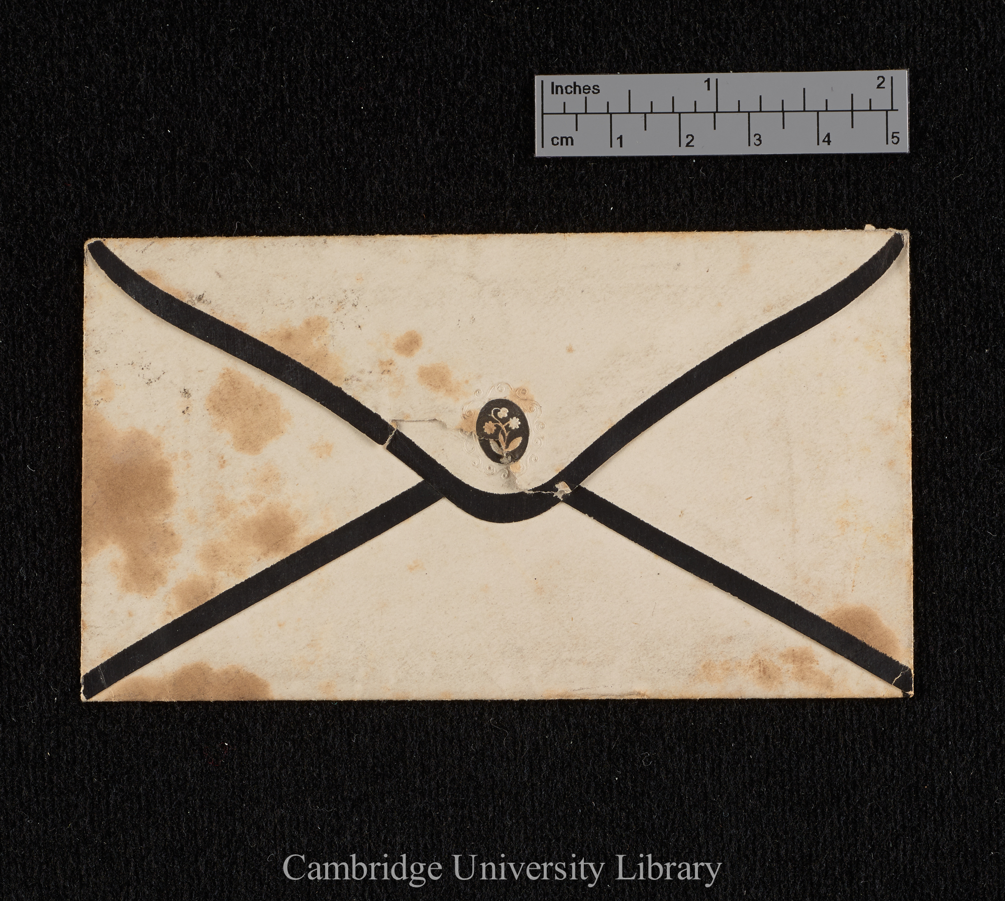 Charles Robert Darwin to Cuthbert Collingwood [envelope]