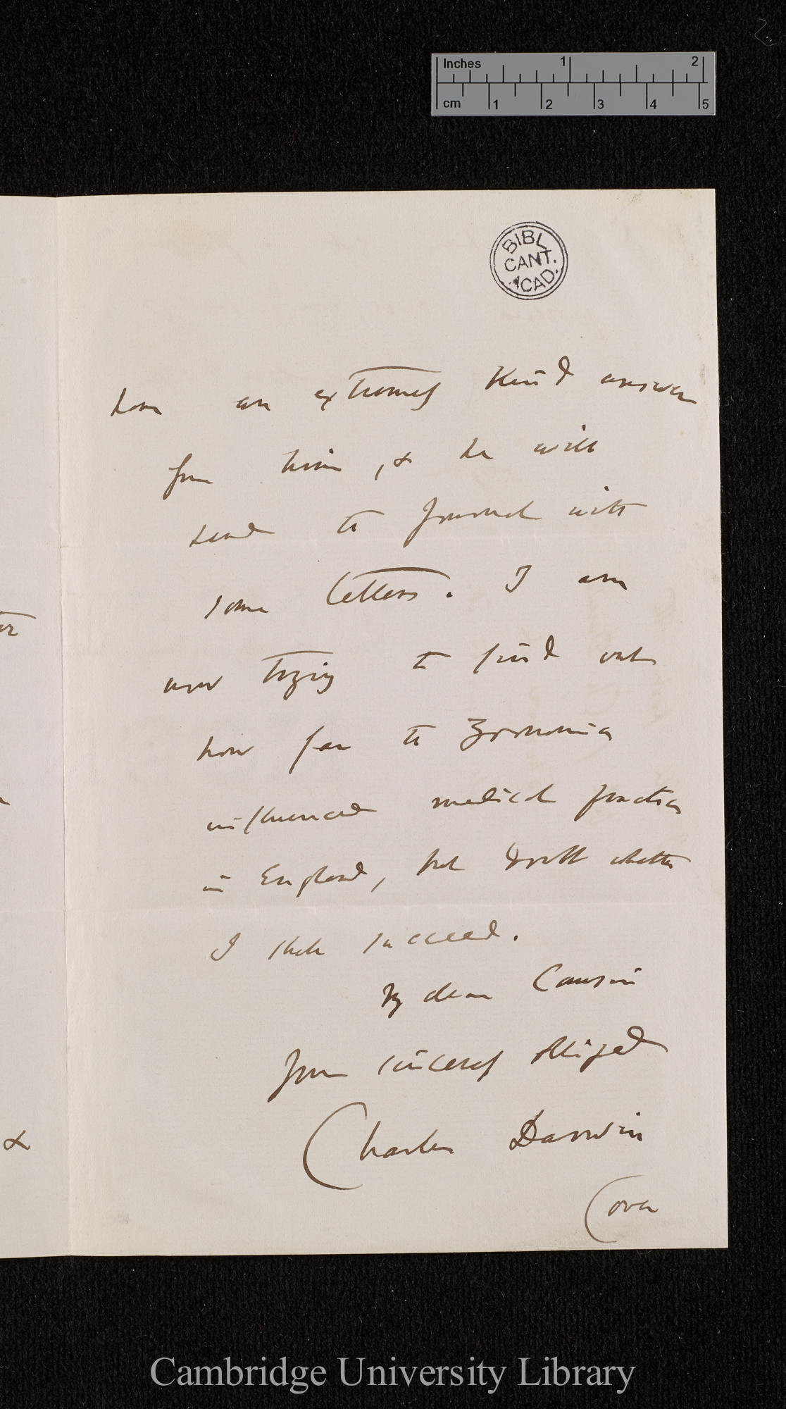 Charles Robert Darwin to Francis Galton