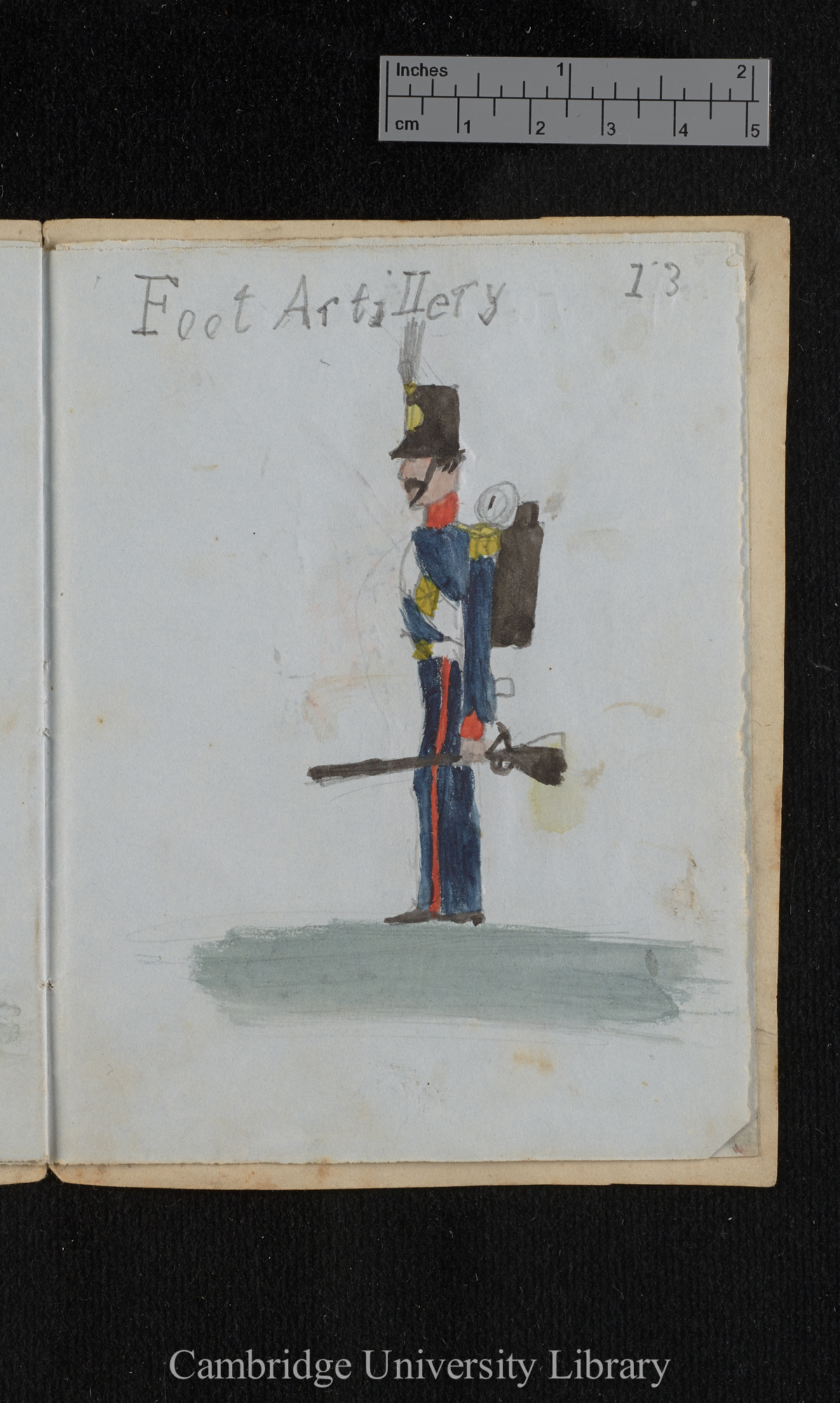 Drawing: Soldier (Foot Artillery)