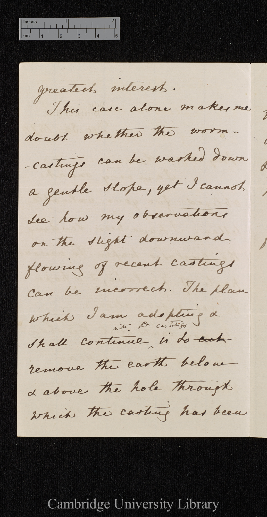 Charles Robert Darwin to [Sir Archibald Geikie]