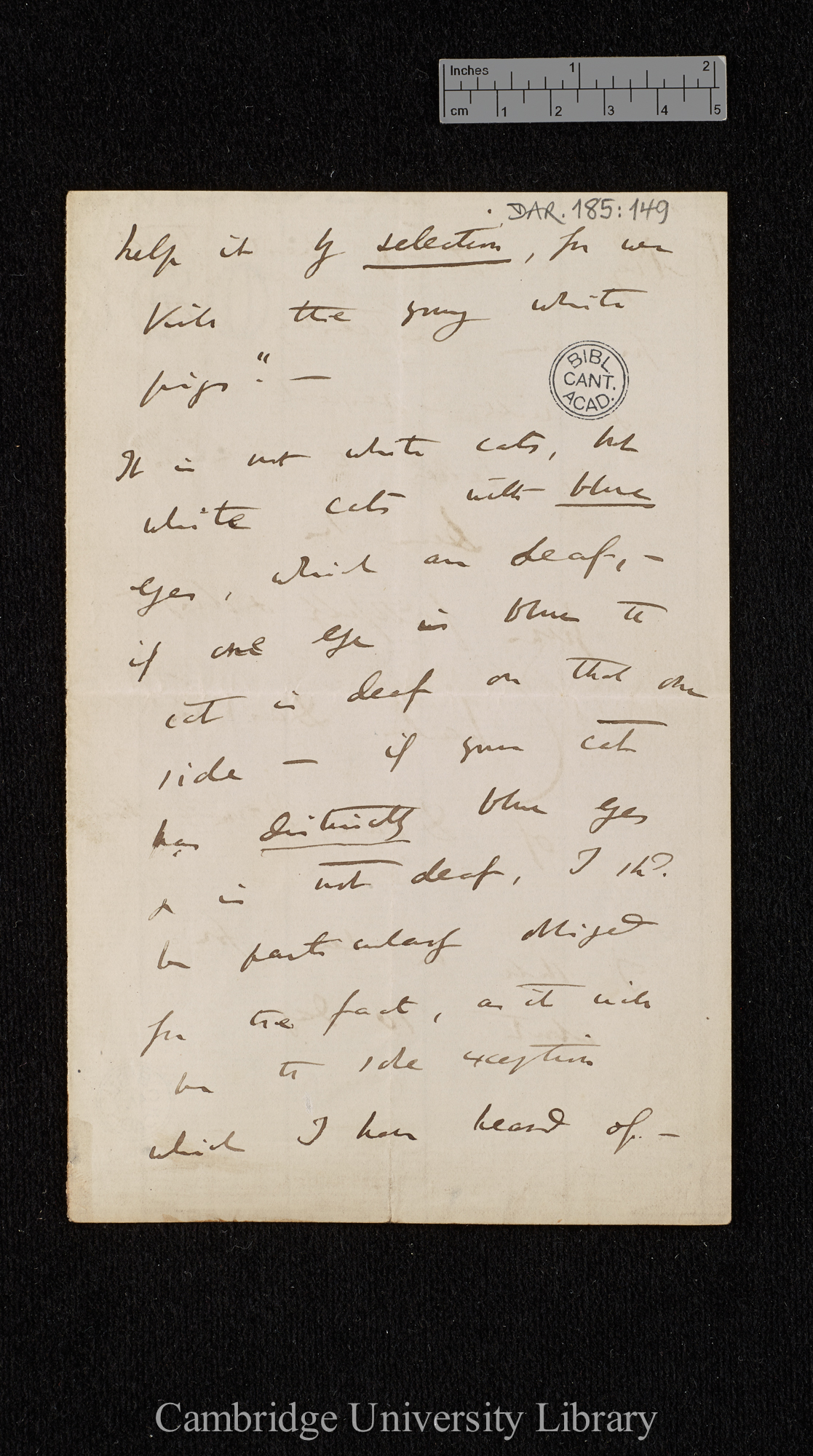 Charles Robert Darwin to John Medows Rodwell