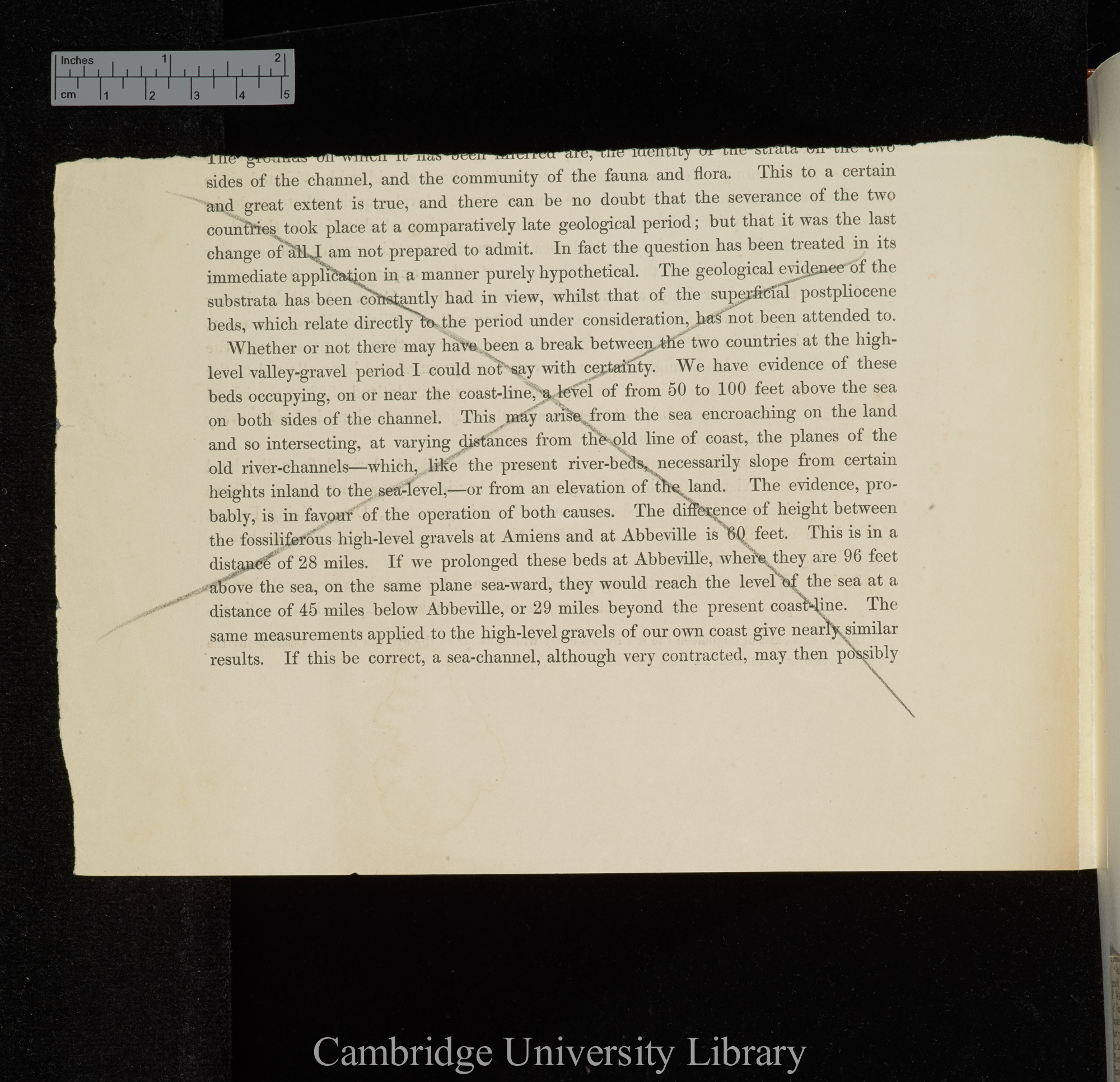 Theoretical considerations on the conditions under which the (drift) deposits containing the remains of extinct Mammalia and flint implements were accumulated, and on their geological age &#39;Royal Society, Philosophical Transactions&#39;: (247-311) bottom half of pp 301-302 only