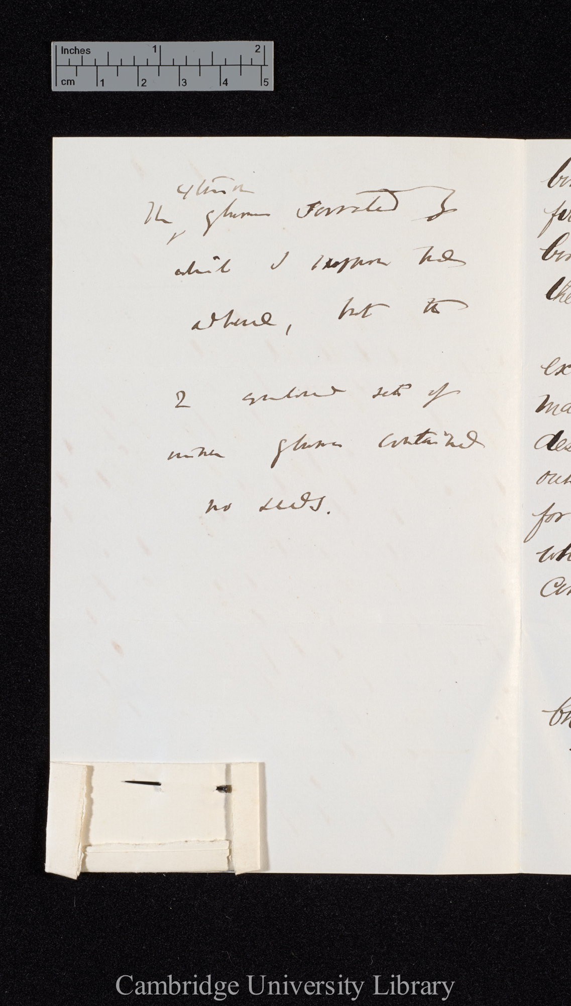 Charles Dixon to Charles Robert Darwin