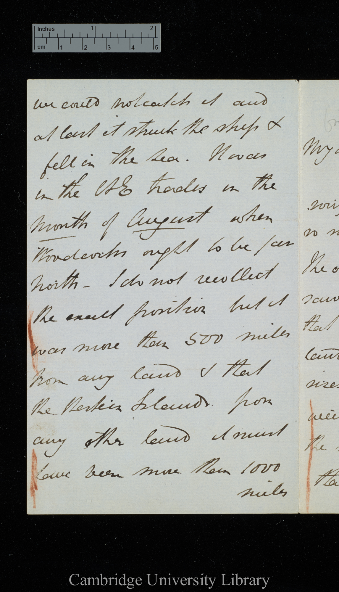 [Sir Bartholomew James Sulivan] to Charles Robert Darwin