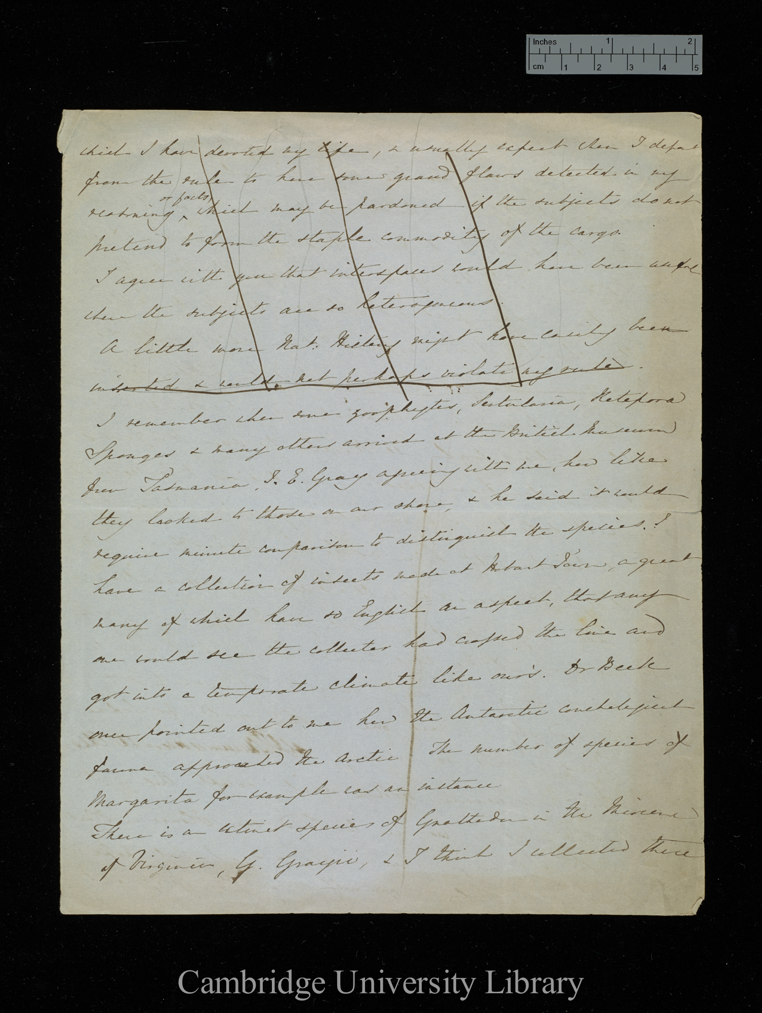 [Sir Charles Lyell] to Charles Robert Darwin