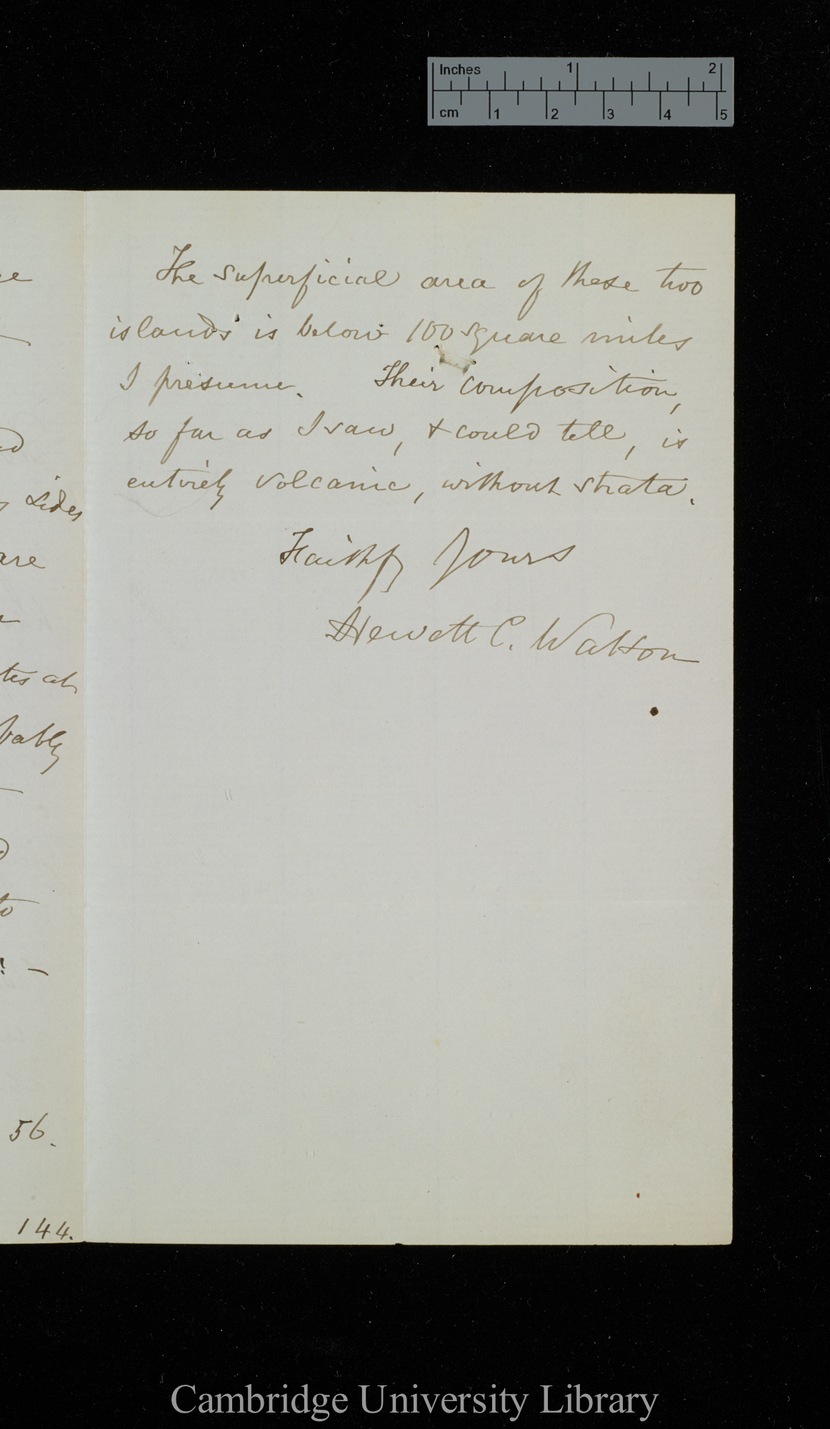 Hewett Cottrell Watson to Charles Robert Darwin