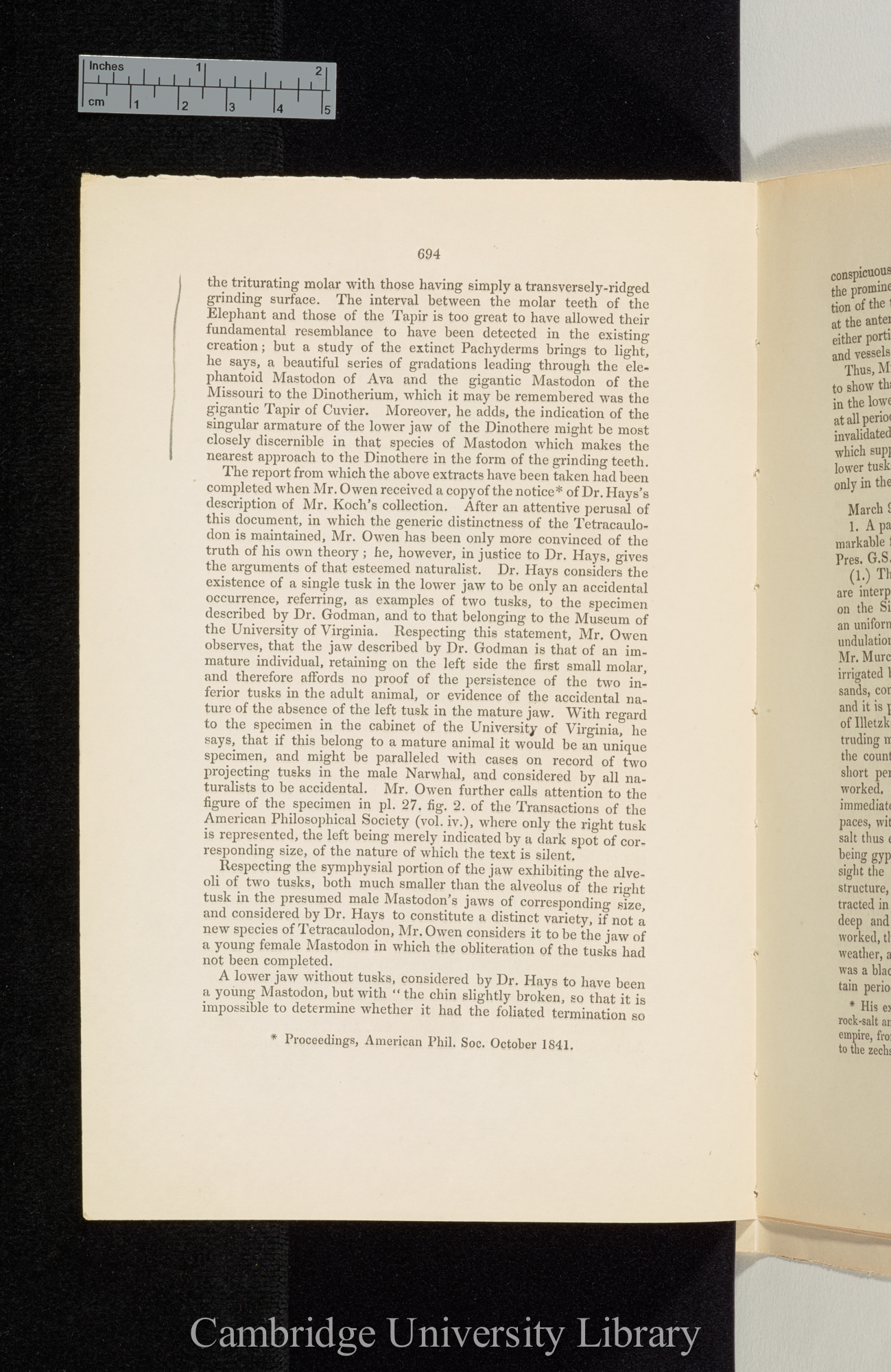 &#39;Royal Geological Society, Proceedings&#39; 3: 694