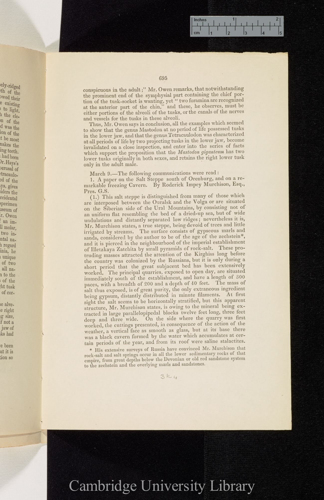 &#39;Royal Geological Society, Proceedings&#39; 3: 695