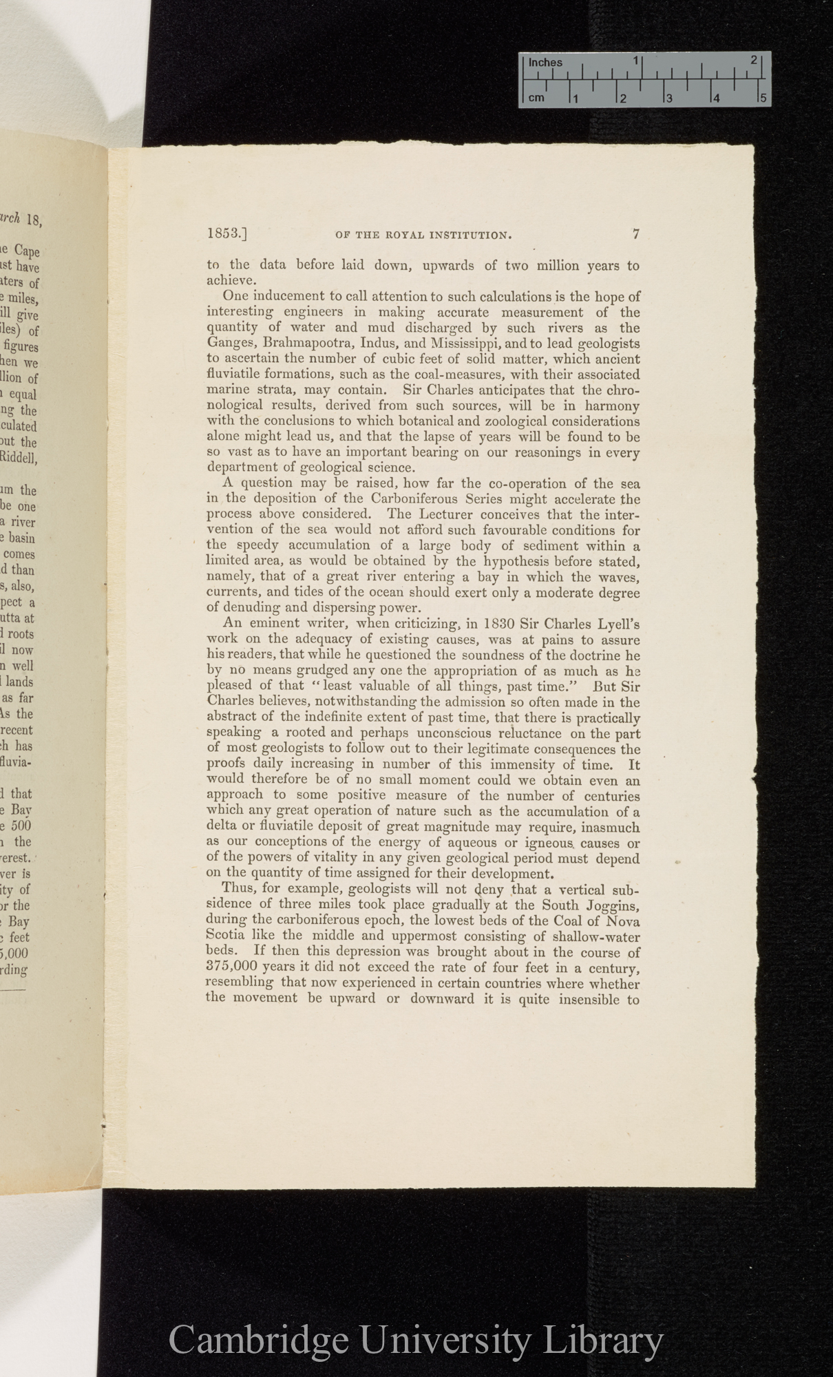 &#39;Royal Institution of Great Britain, Proceedings&#39; 1: 287[7]