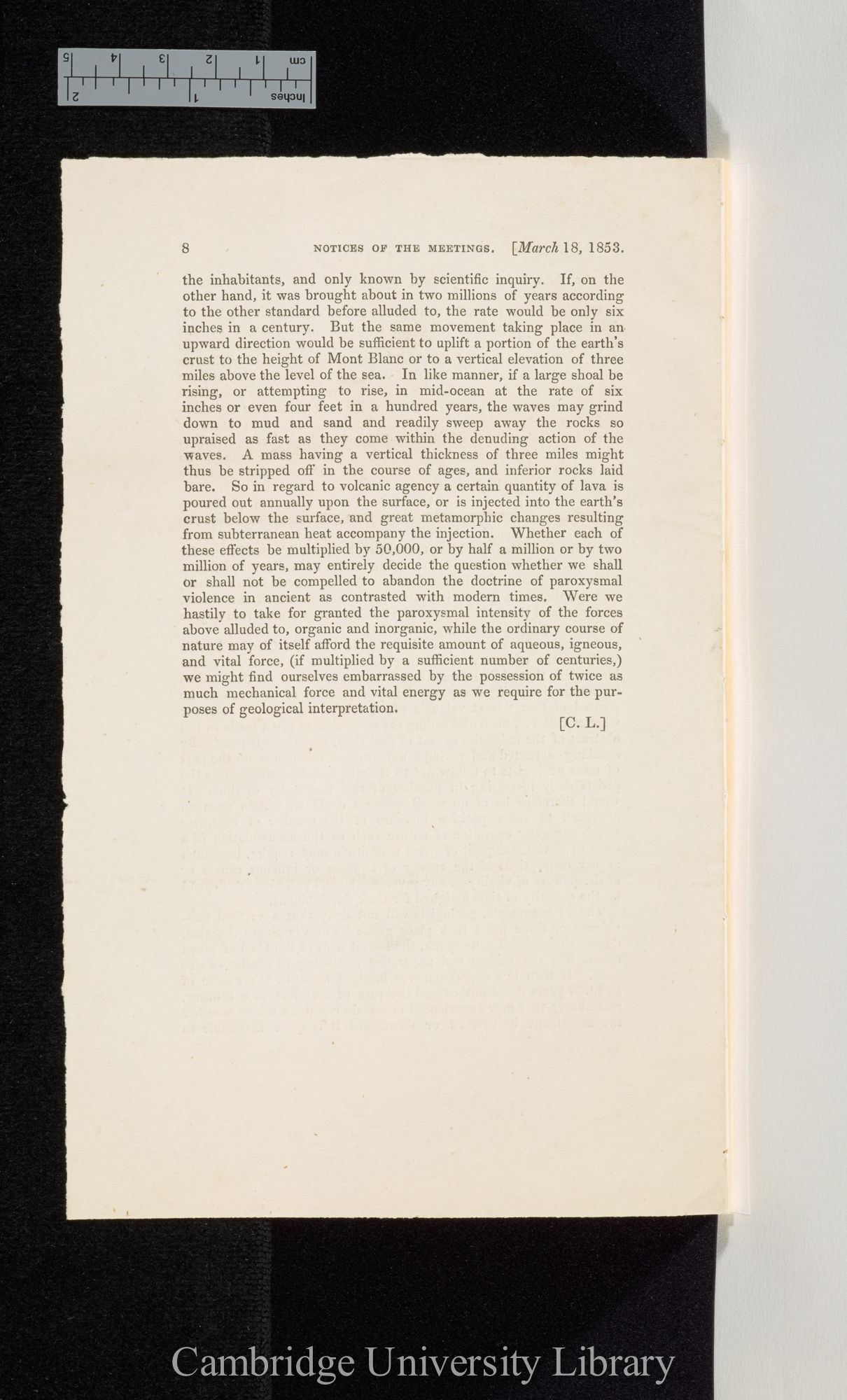 &#39;Royal Institution of Great Britain, Proceedings&#39; 1: 288[8]