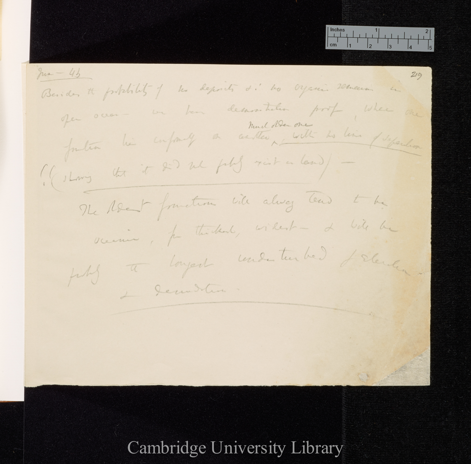 NS II Palaeontology, geology-192 Note