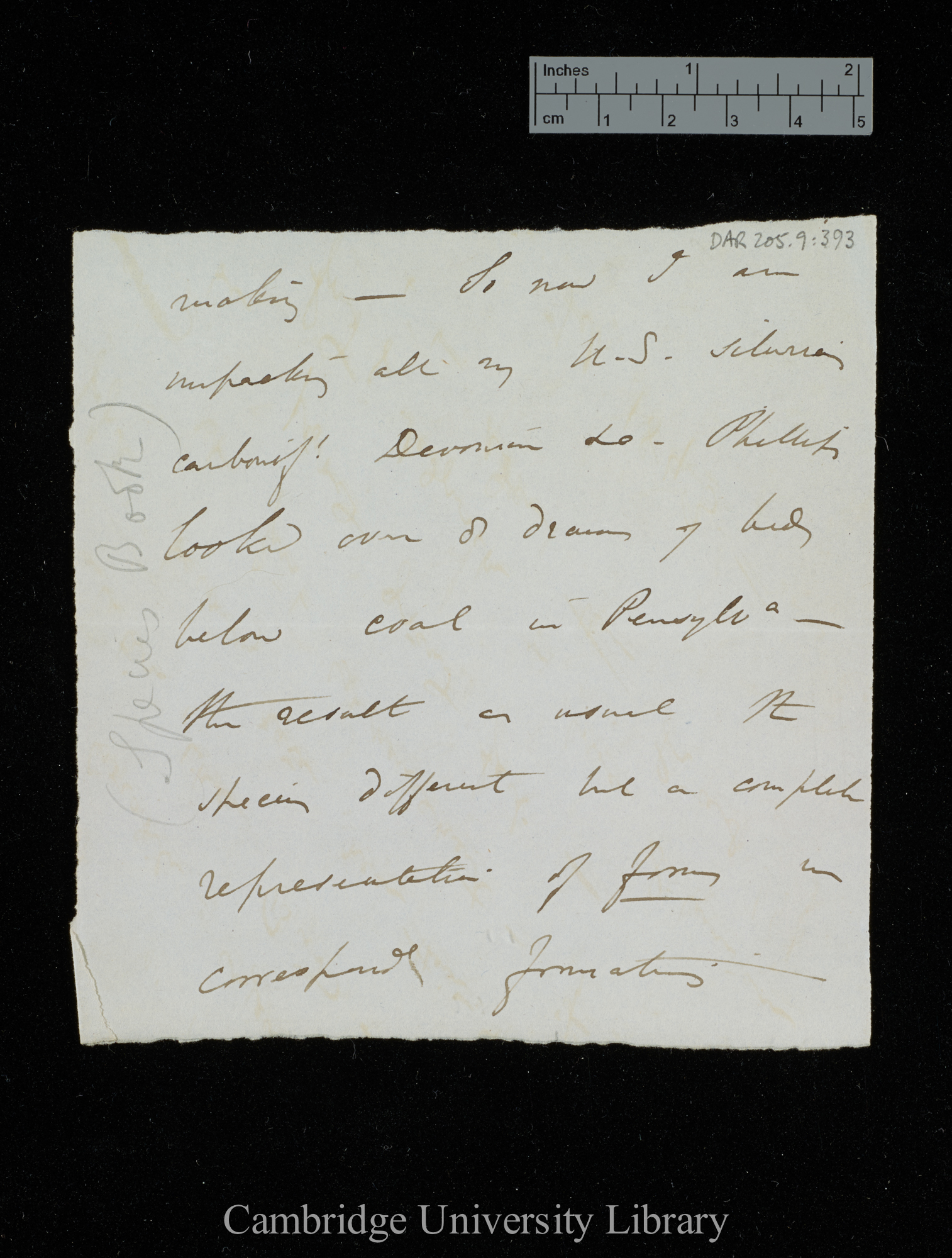 [Sir Charles Lyell] to Charles Robert Darwin