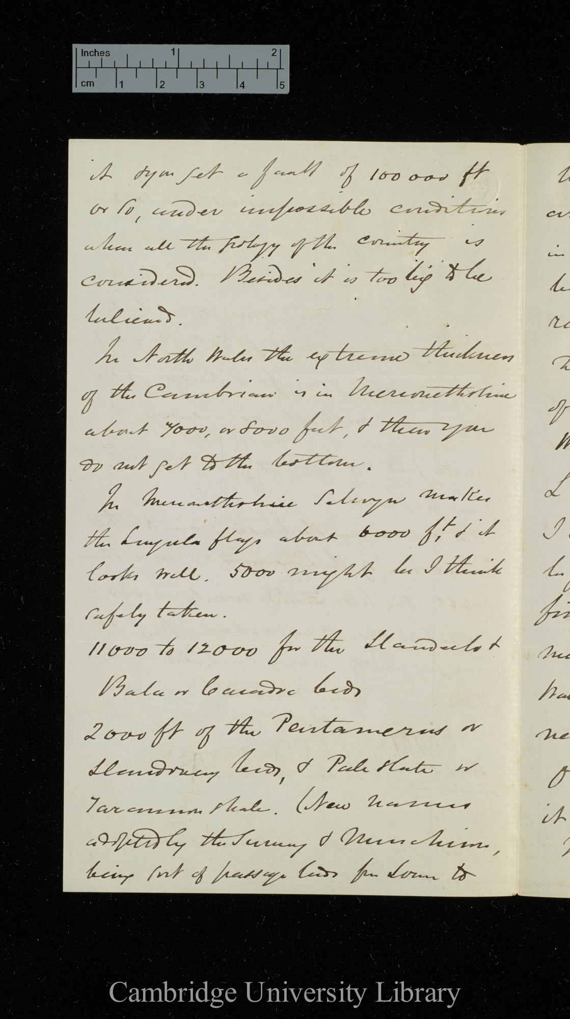 Sir Andrew Crombie Ramsay to Charles Robert Darwin