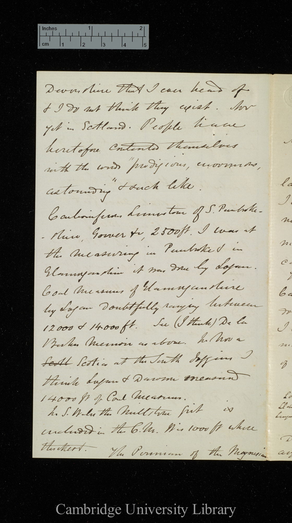 Sir Andrew Crombie Ramsay to Charles Robert Darwin