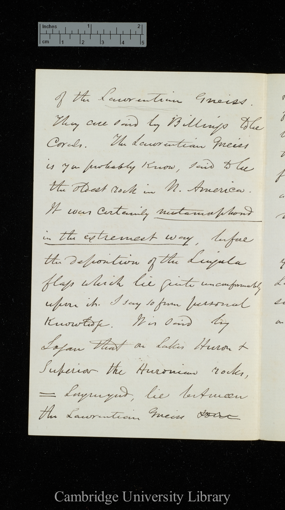 Sir Andrew Crombie Ramsay to Charles Robert Darwin