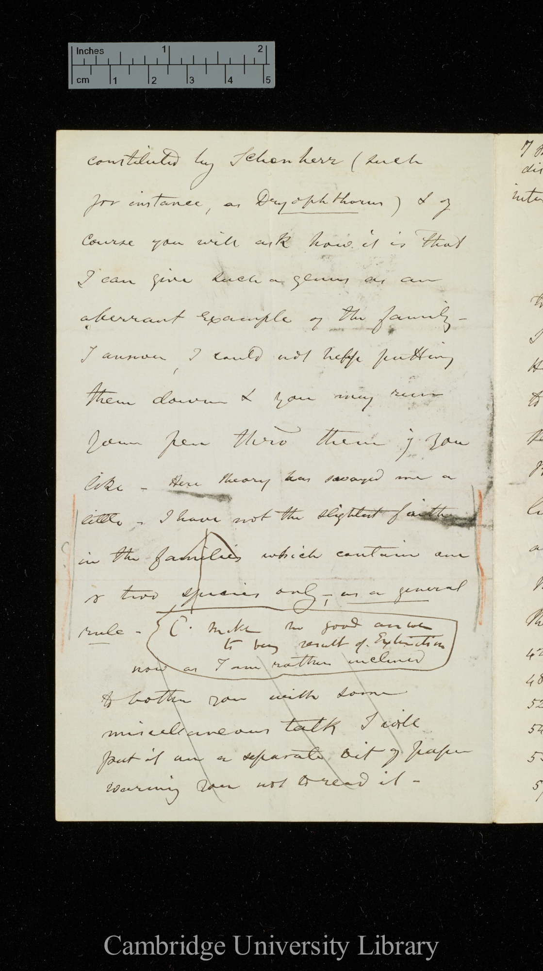 [George Robert Waterhouse] to Charles Robert Darwin