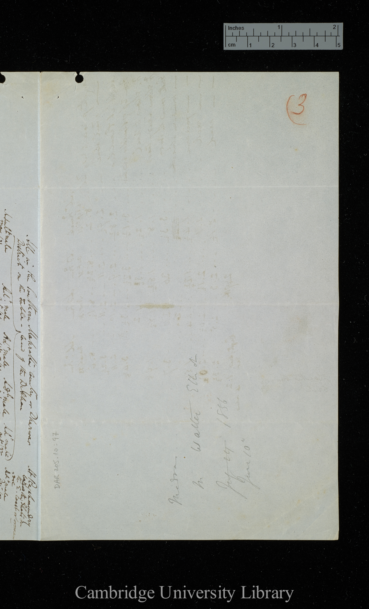 [Sir Walter Eliot] to Charles Robert Darwin