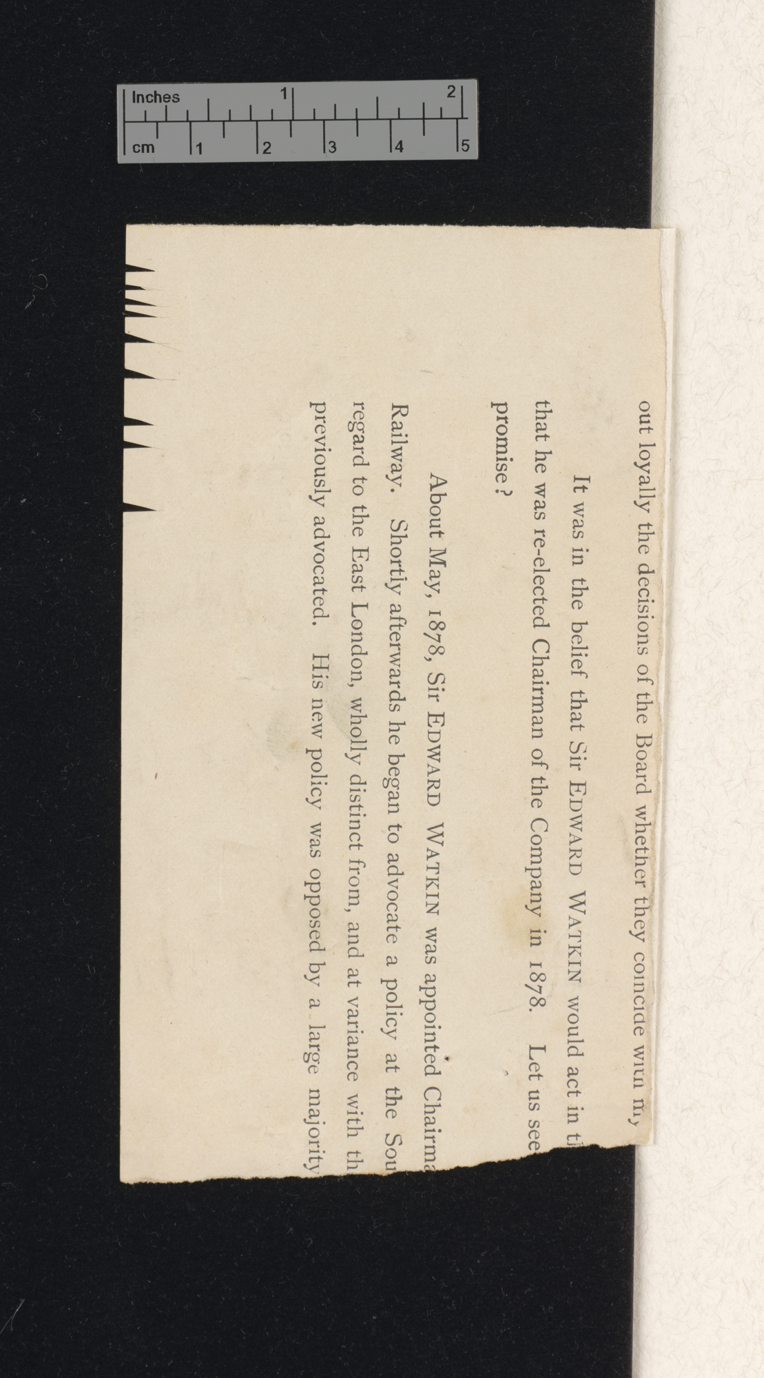 [part of printed flysheet from a Railway Company]