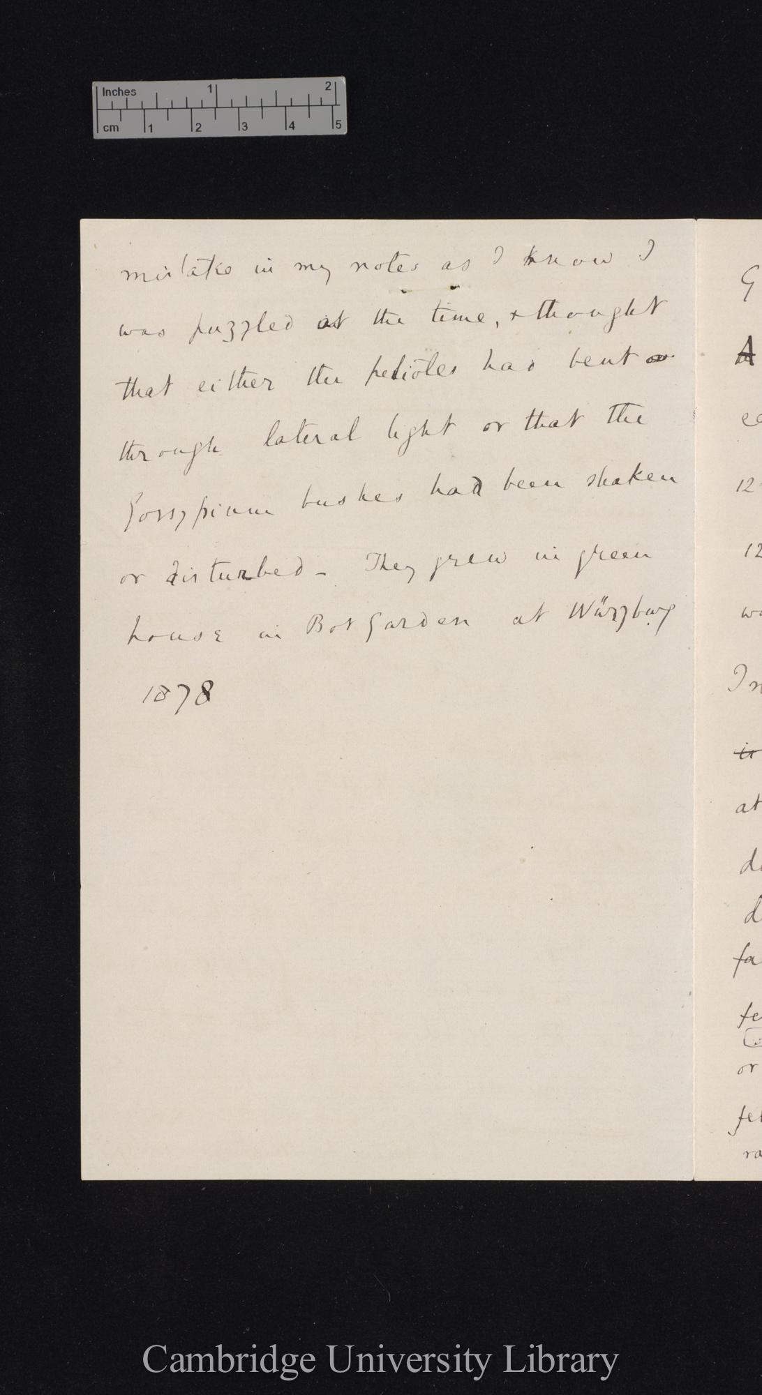 Sir Francis Darwin to Charles Robert Darwin