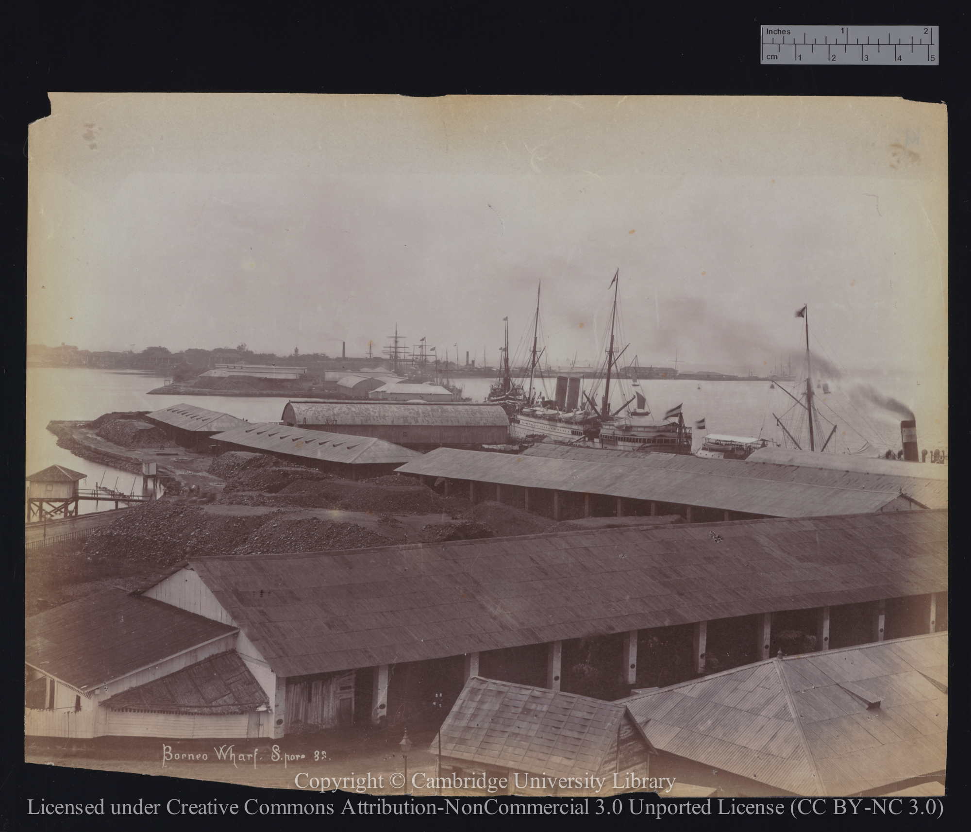 Borneo wharf, Singapore, 1890 - 1899