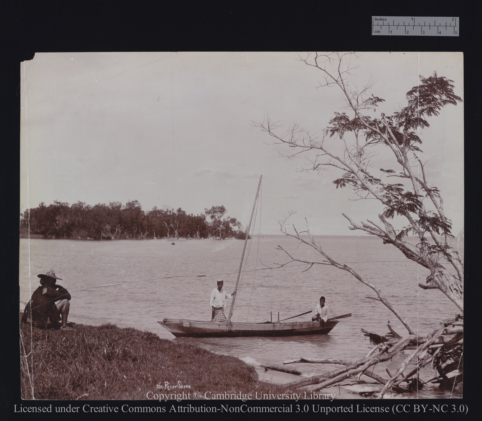 River scene [? Singapore], 1900